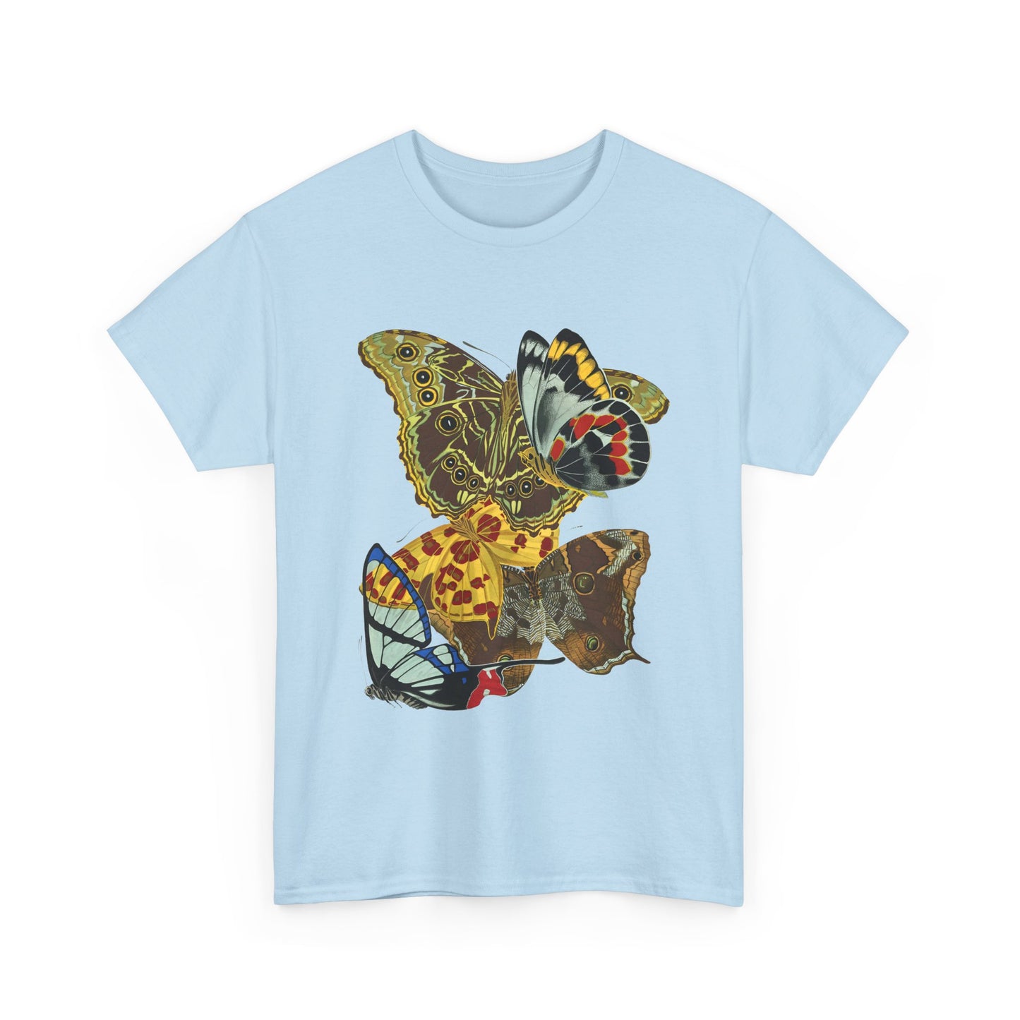 1925 papillons butterfly illustration by emile allain seguy tshirt