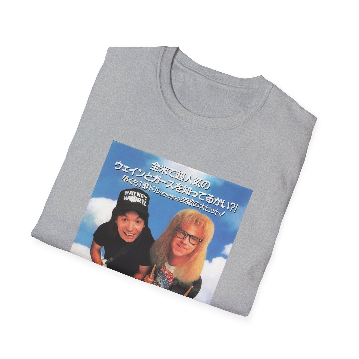 wayne's world japanese movie poster tshirt