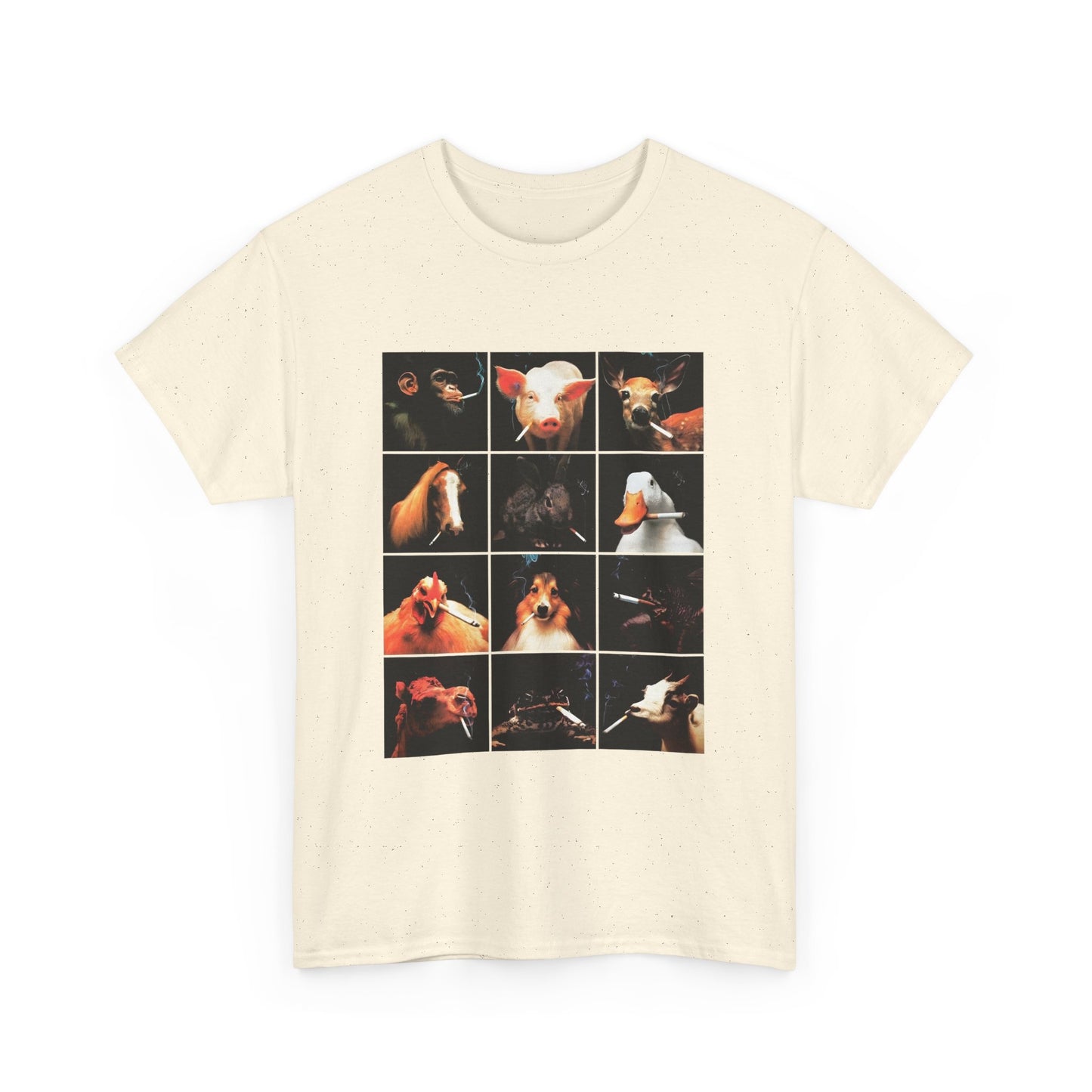 1990s anti smoking campaign poster it looks just as stupid when you do it no words reproduction tshirt