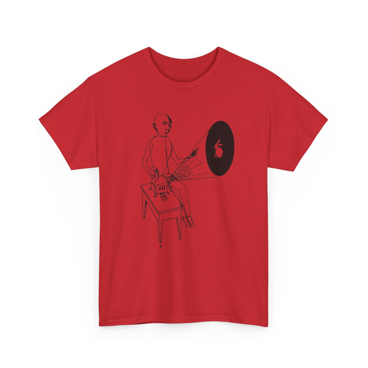 1927 laterna magica ink illustration by gottfried brockmann tshirt