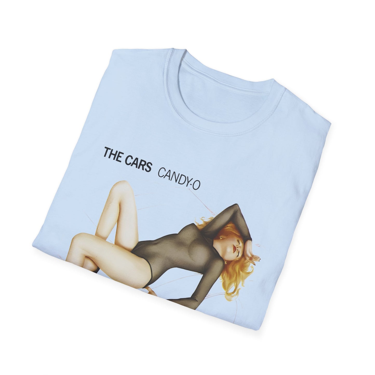 the cars candy-o 1979 album cover stretched graphic tshirt