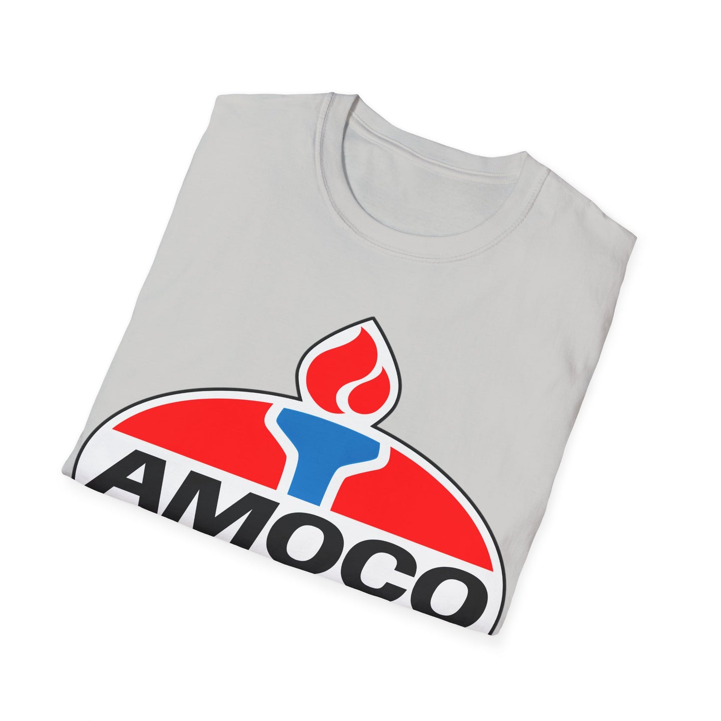 amoco oil company logo tshirt