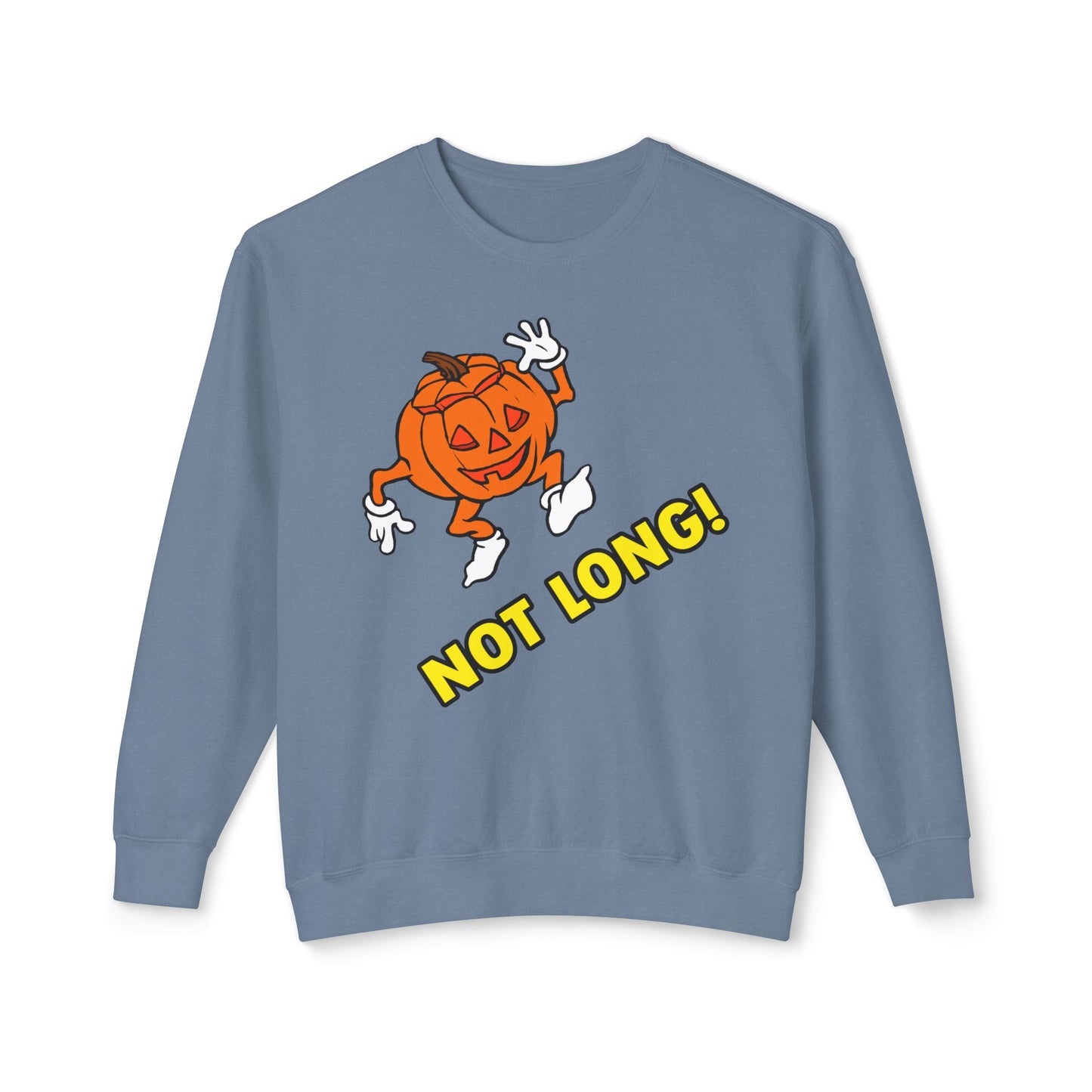 old tv commercial halloween pumpking guy not long custom reproduction 100% cotton sweatshirt