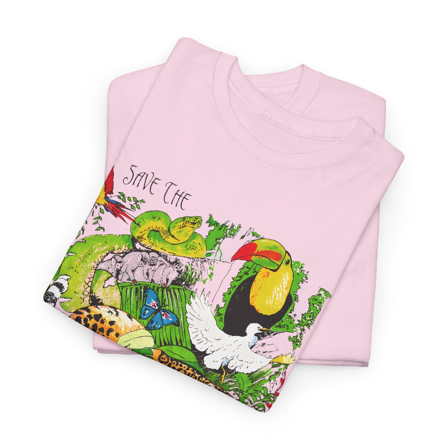 1993 vintage save the rainforest reproduction tshirt