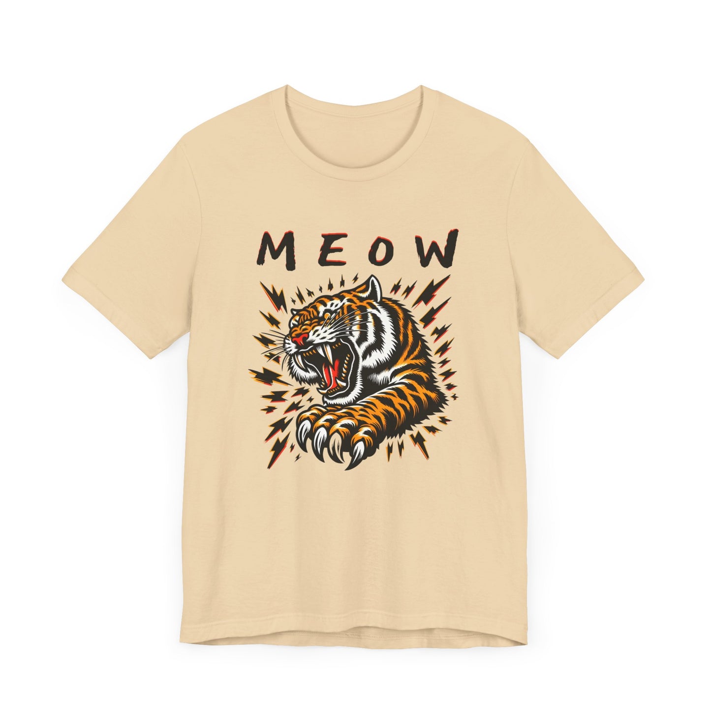 raging tiger meow tshirt