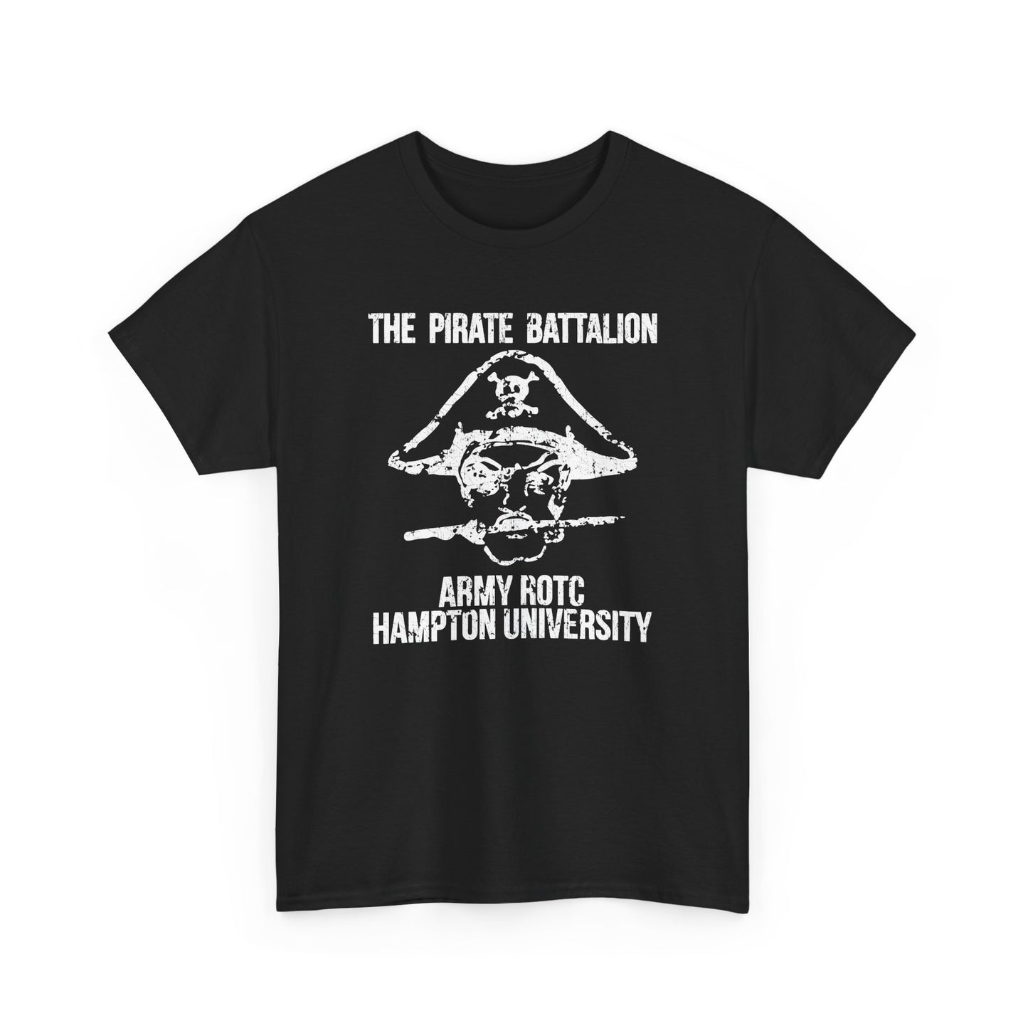 the pirate battalion army rotc hampton university as worn by elliot smith distressed graphic tshirt