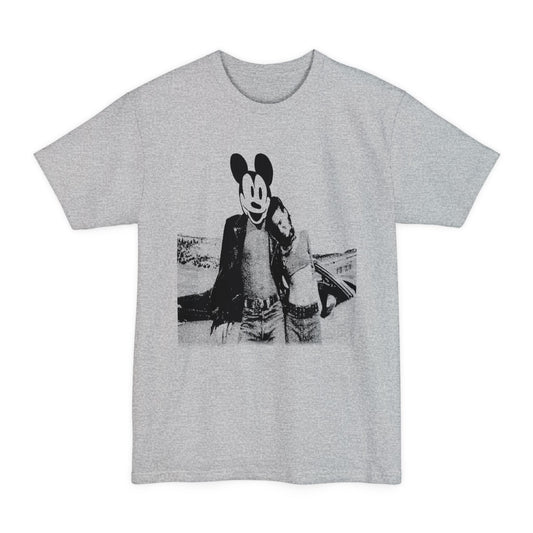 oversized steamboat mickey and mallory knox natural born killers parody unisex tall beefy tshirt