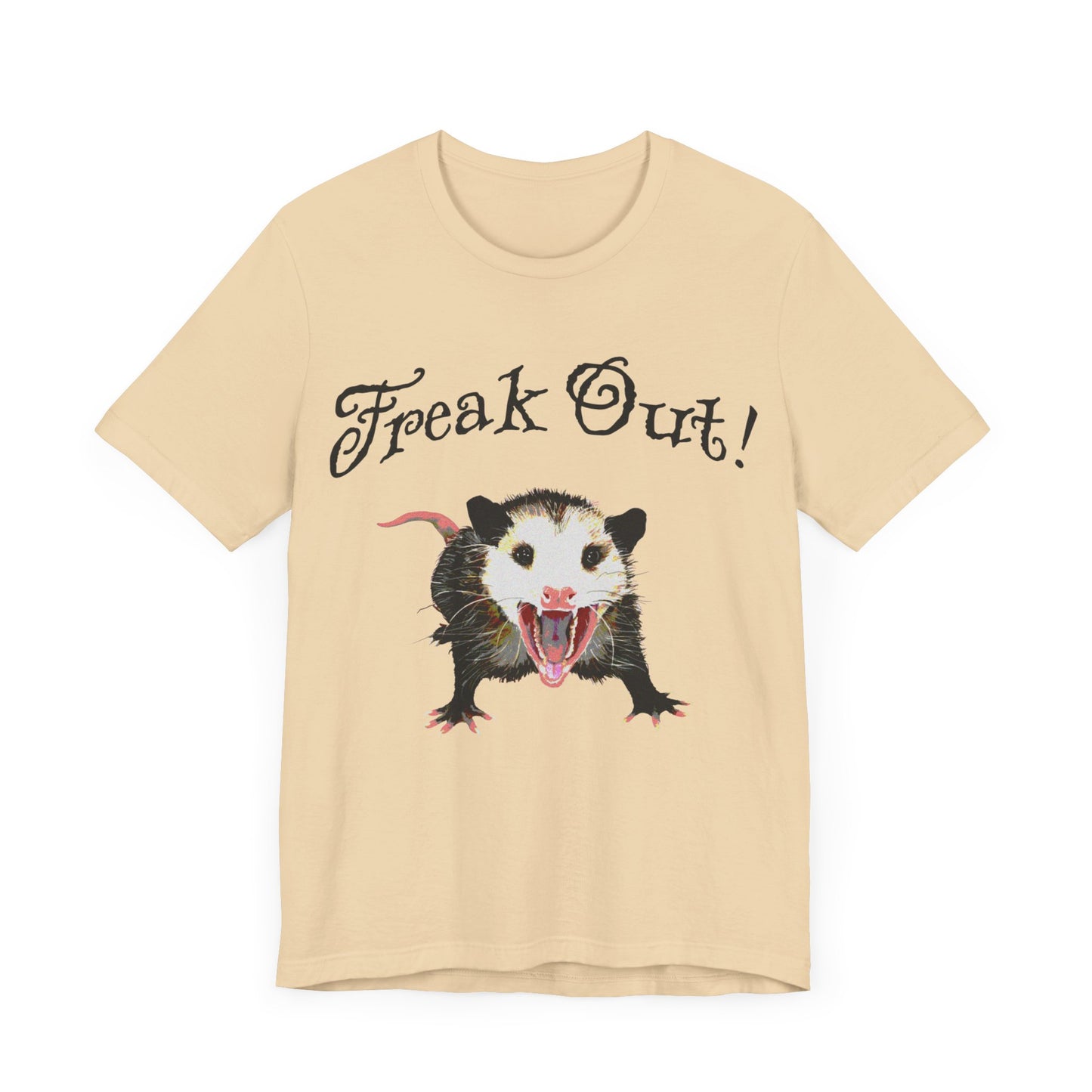 freak out! opossum (possum) tshirt