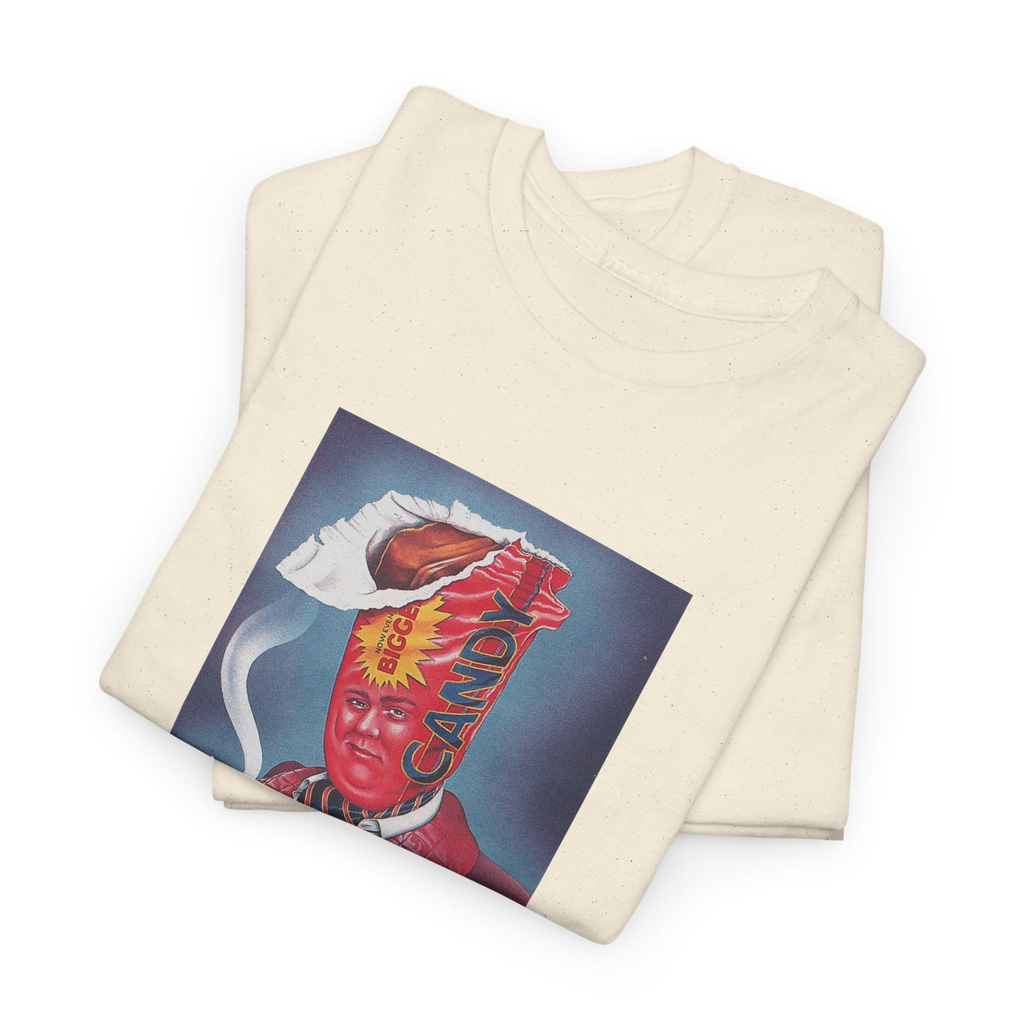 john candy chocolate bar head illustration tshirt