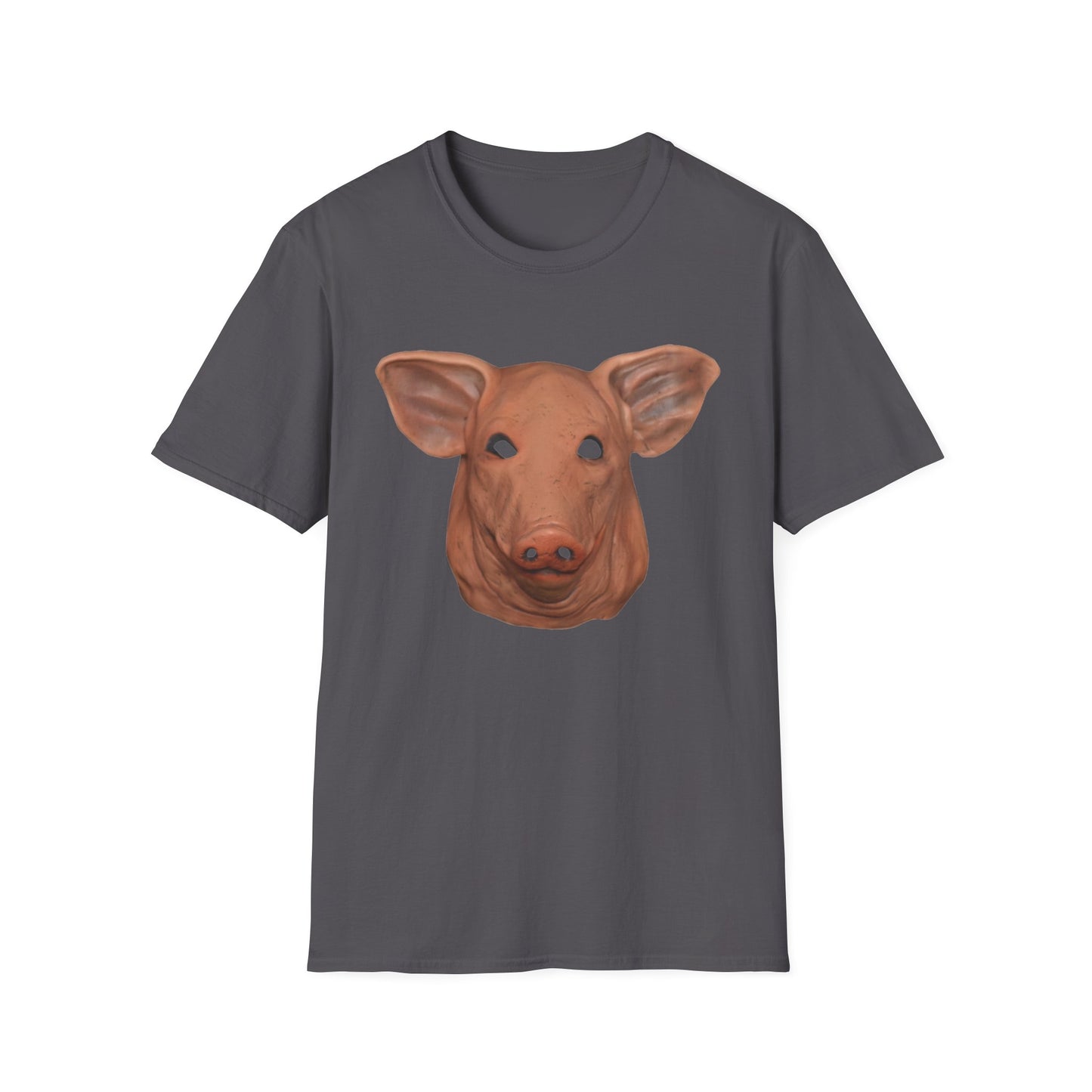 creepy pig mask tshirt