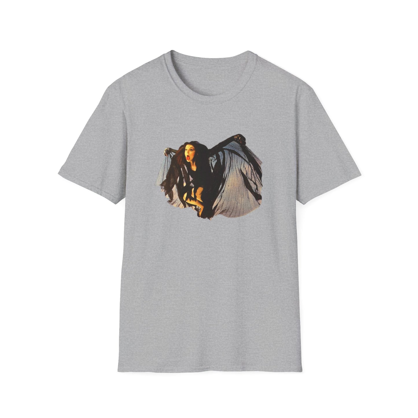 kate bush as a bat on never for ever tshirt