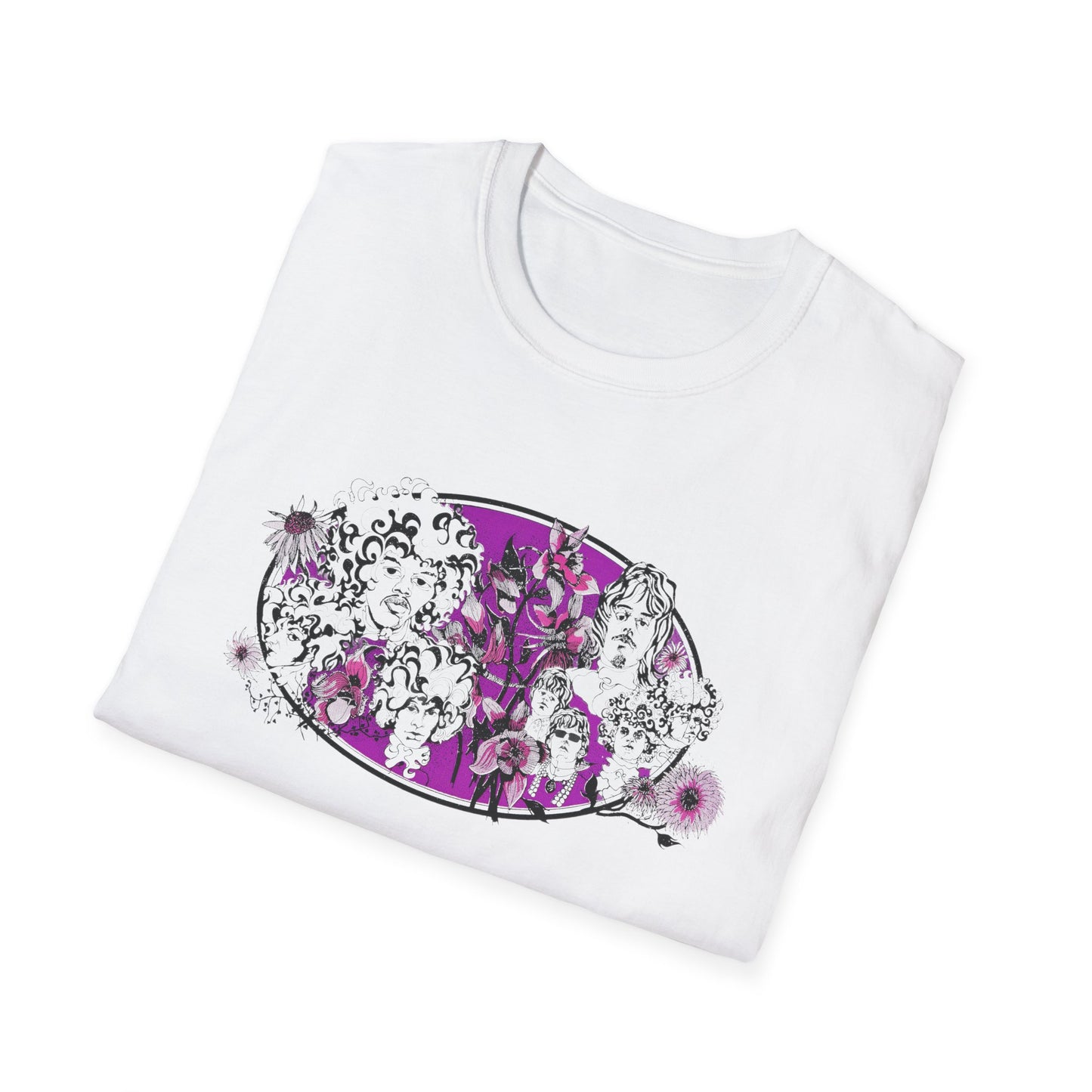 1967 uk tour poster for jimi hendrix, pink floyd, and the move tshirt