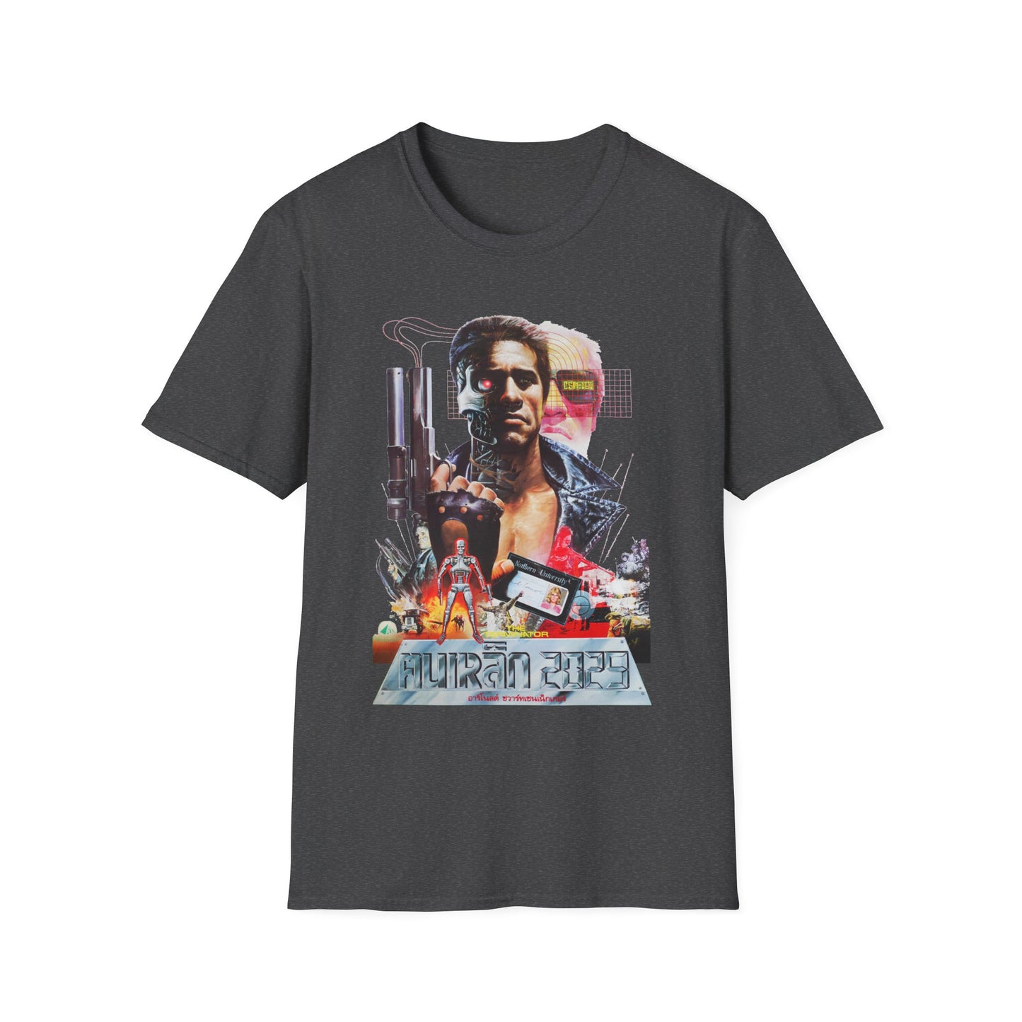 the terminator 1984 thailand movie poster tshirt