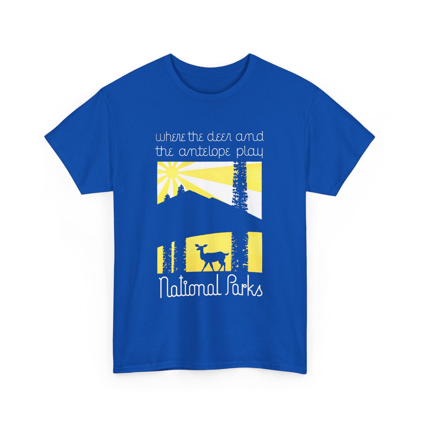 american vintage national parks poster reproduction tshirt