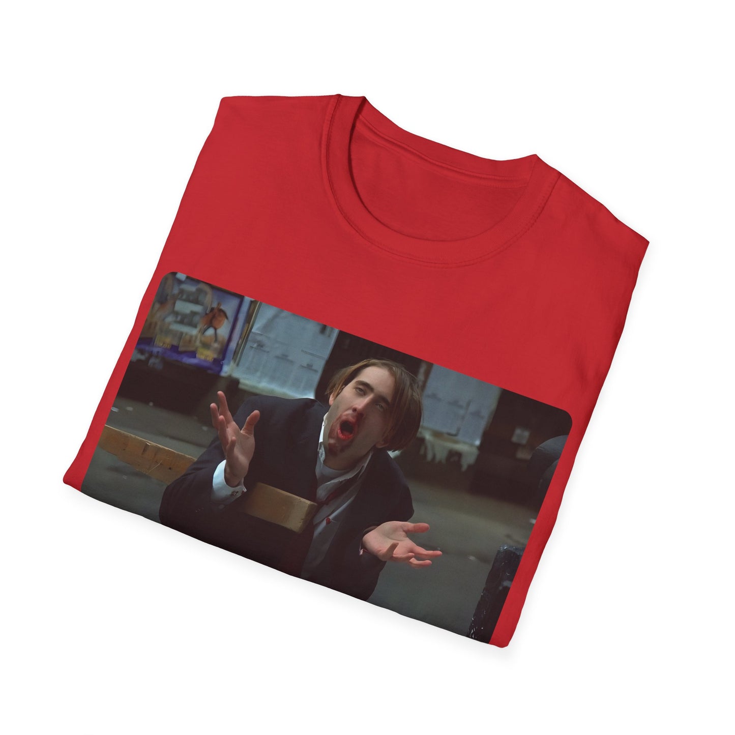 1989 nic cage vampire's kiss movie tshirt