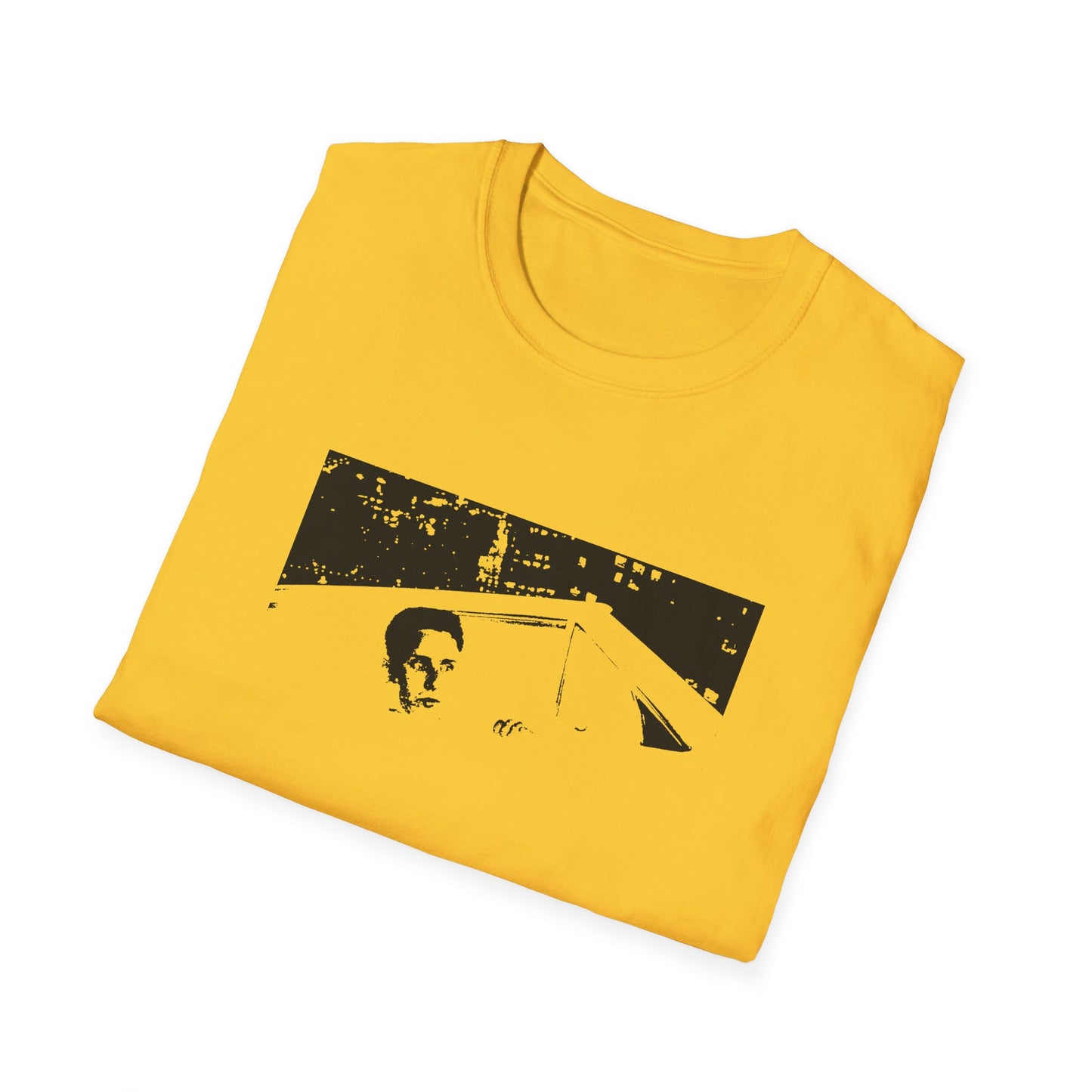 repo man flying car scene stencil tshirt