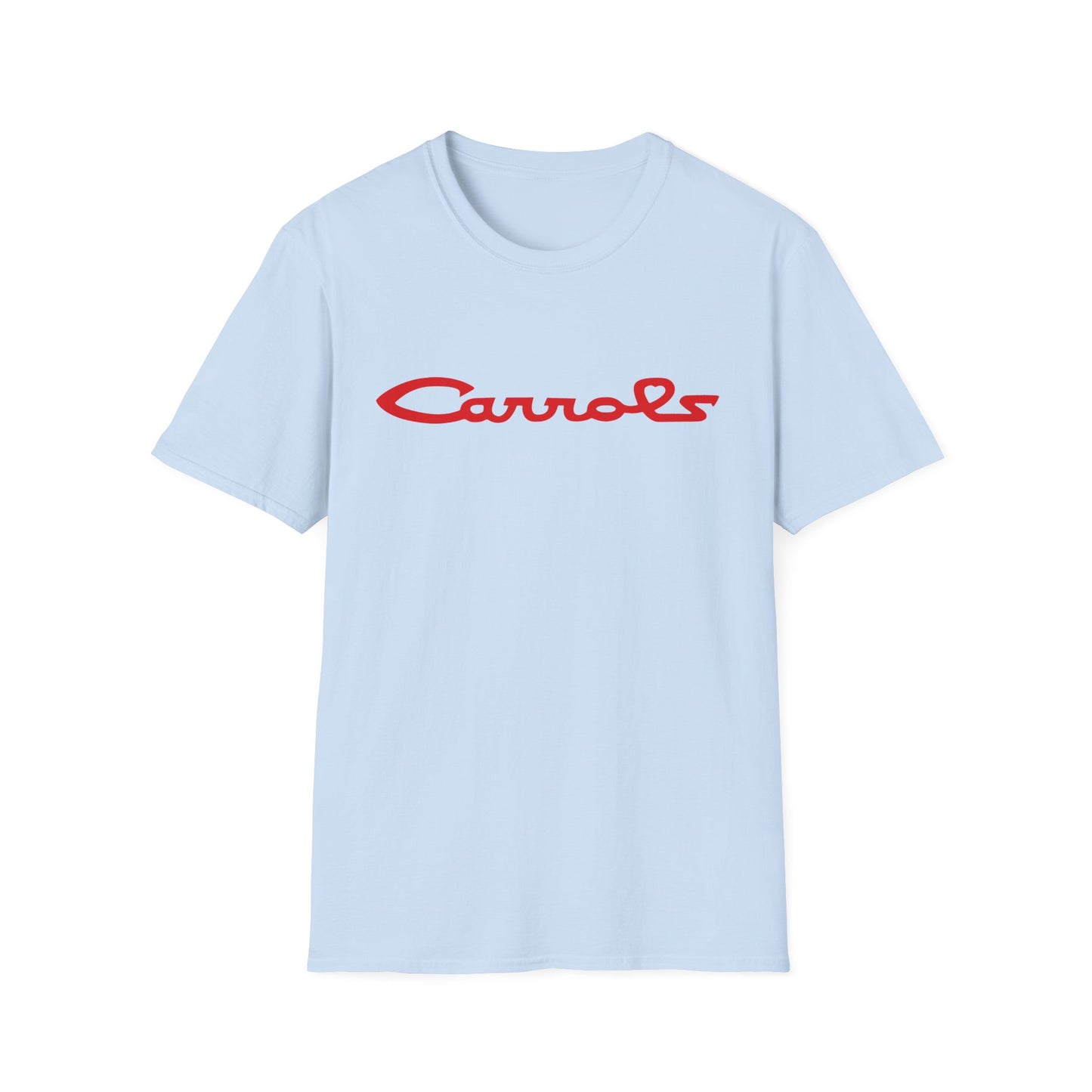 vintage defunct carrols fast food logo tshirt