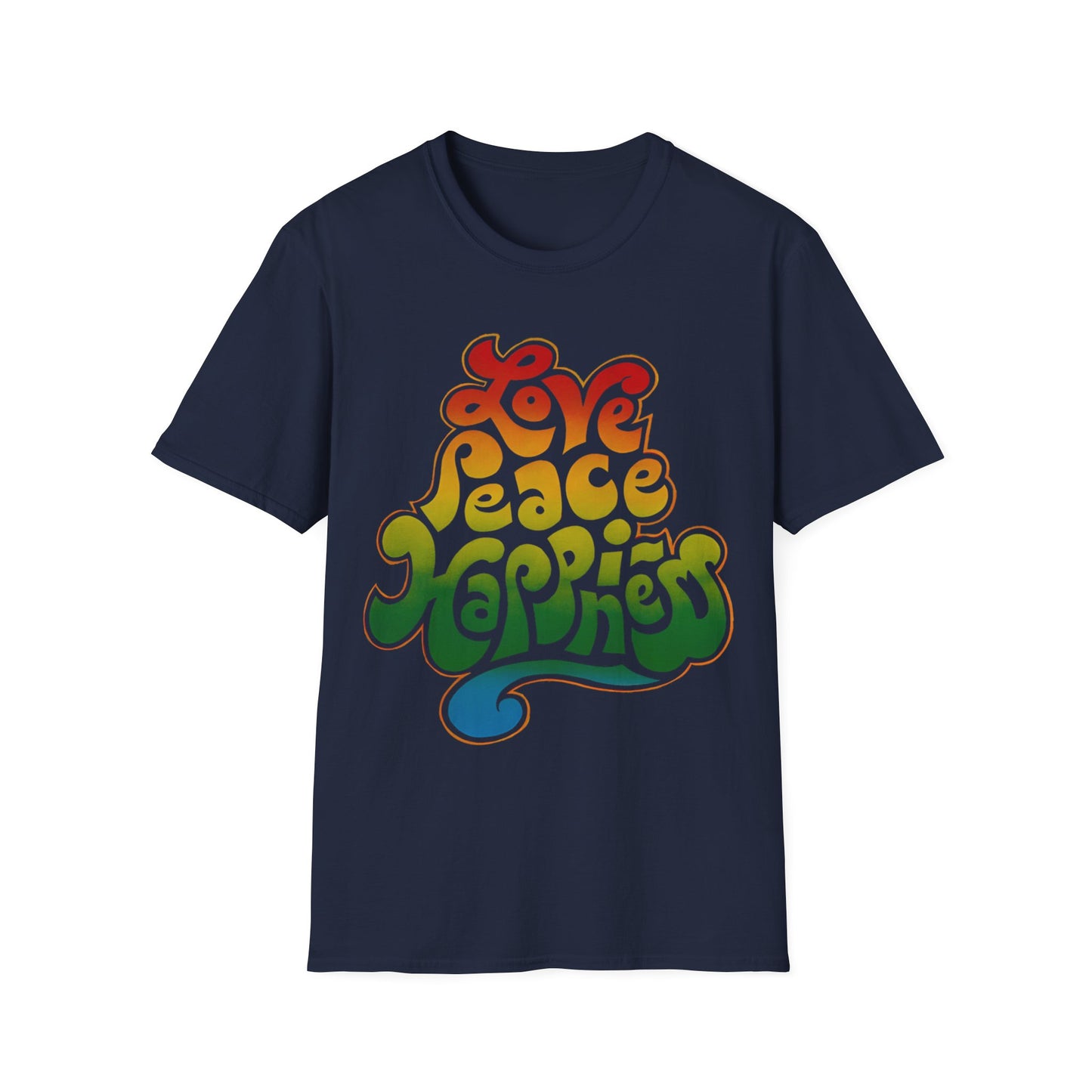 1970 love peace happiness vagabond creations poster tshirt