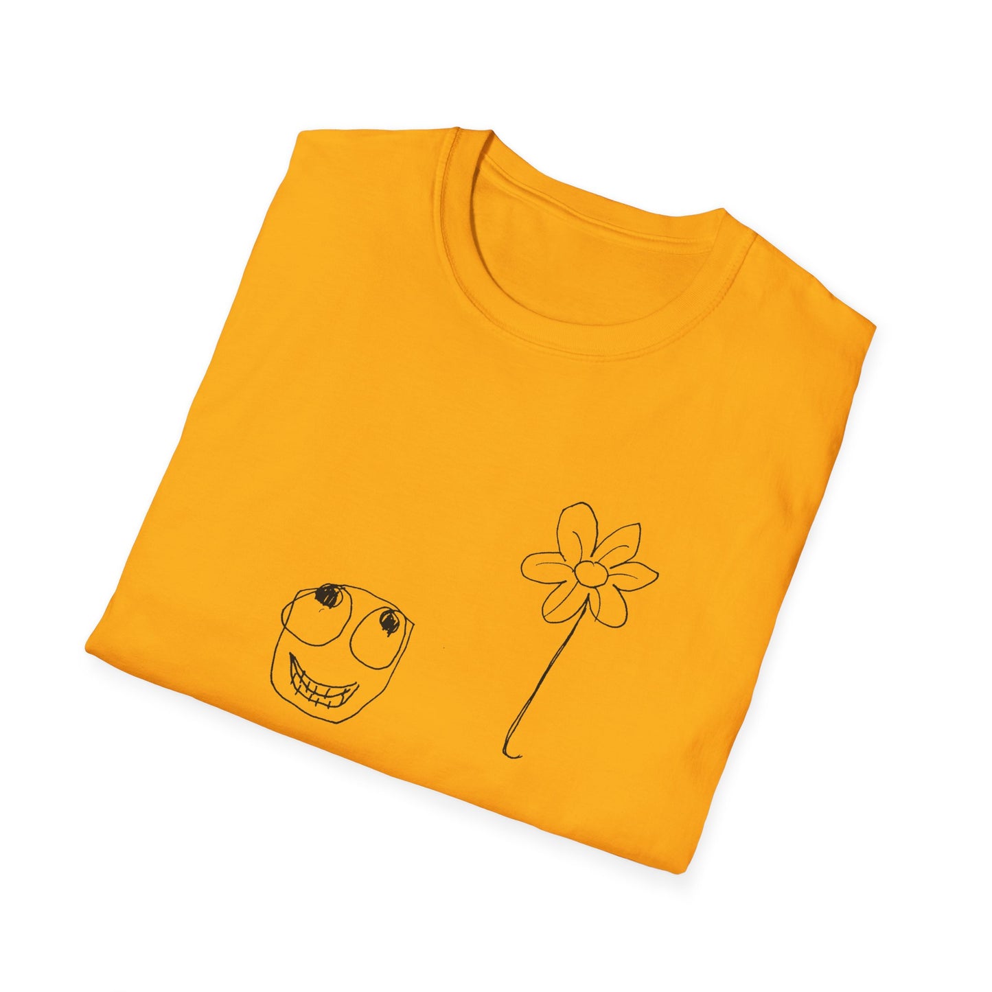 original drawing happy little guy tshirt