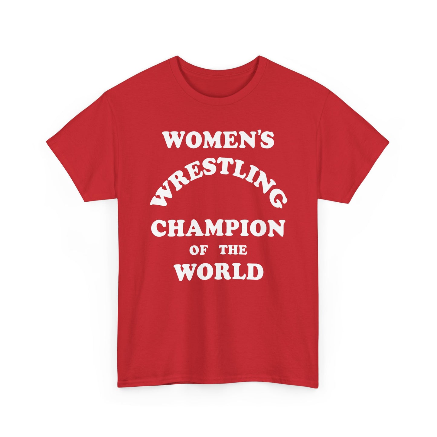 women's wrestling champion of the world as worn by andy kaufman tshirt