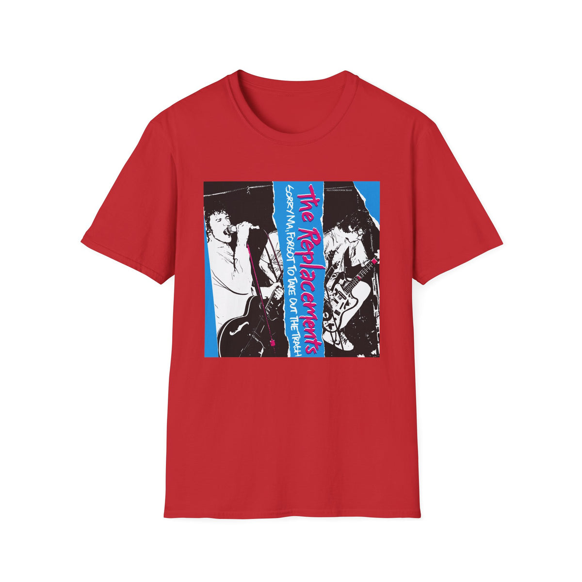 1981 replacements sorry ma, forgot to take out the trash album tshirt