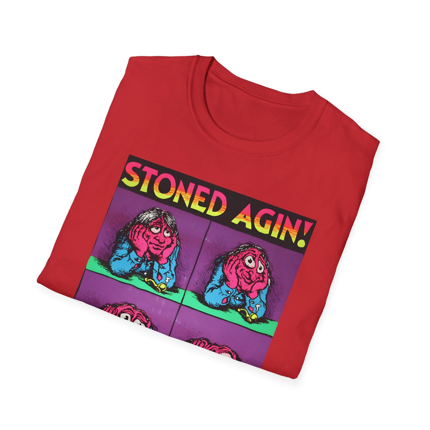 stoned agin! r. crumb blacklight poster tshirt