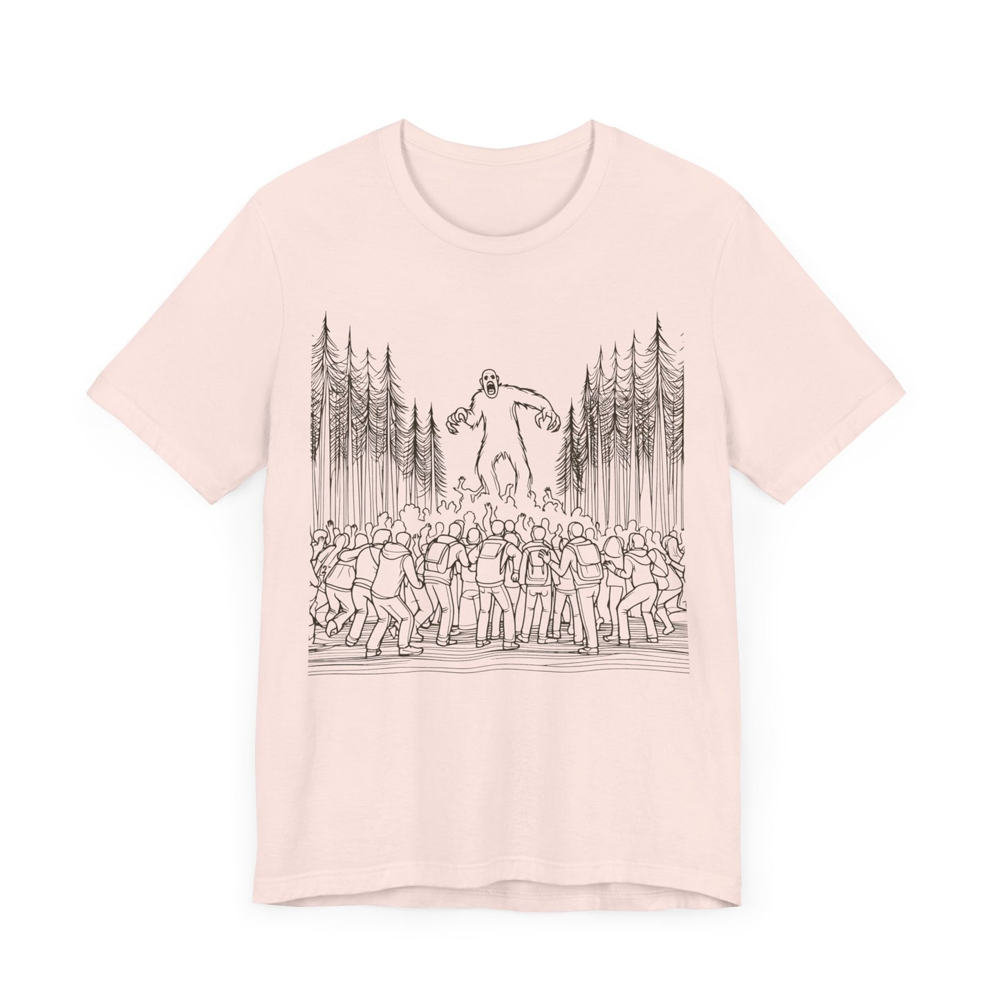 sasquatch attacks tshirt