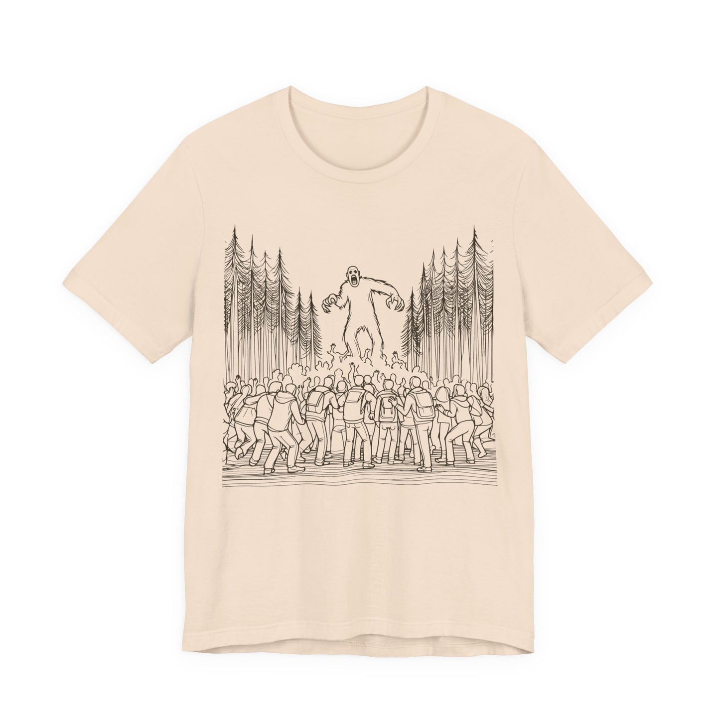 sasquatch attacks tshirt