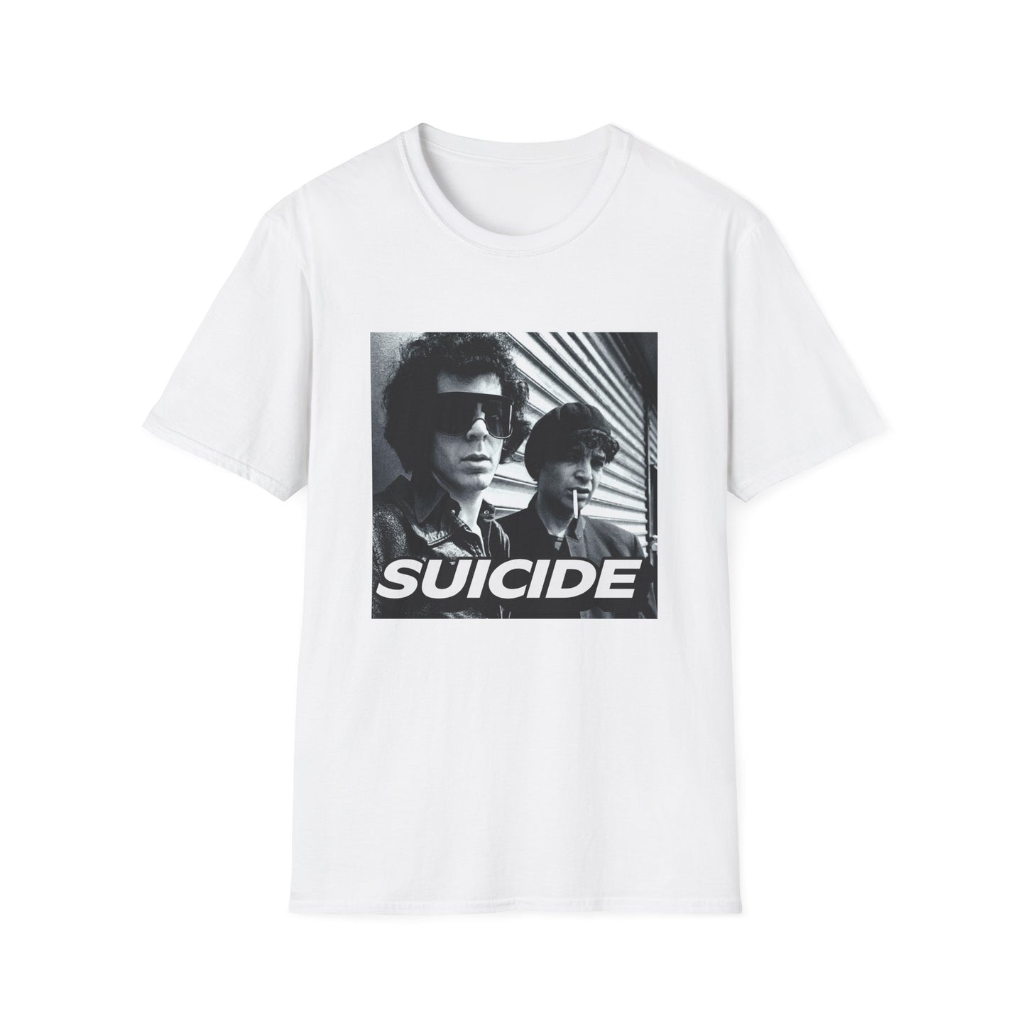 martin rev and alan vega suicide band 3 tshirt