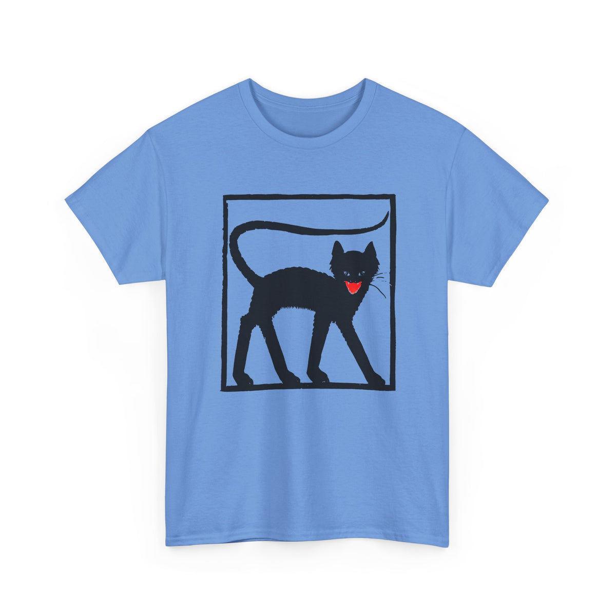 1925 black cat woodcut print by wiktoria gorynska tshirt