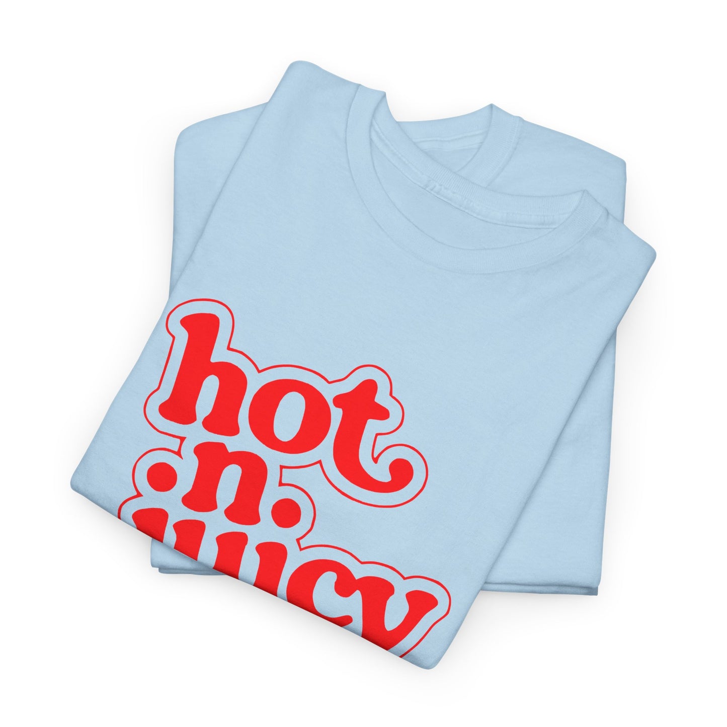 wendy's vintage hot n juicy logo reproduction tshirt