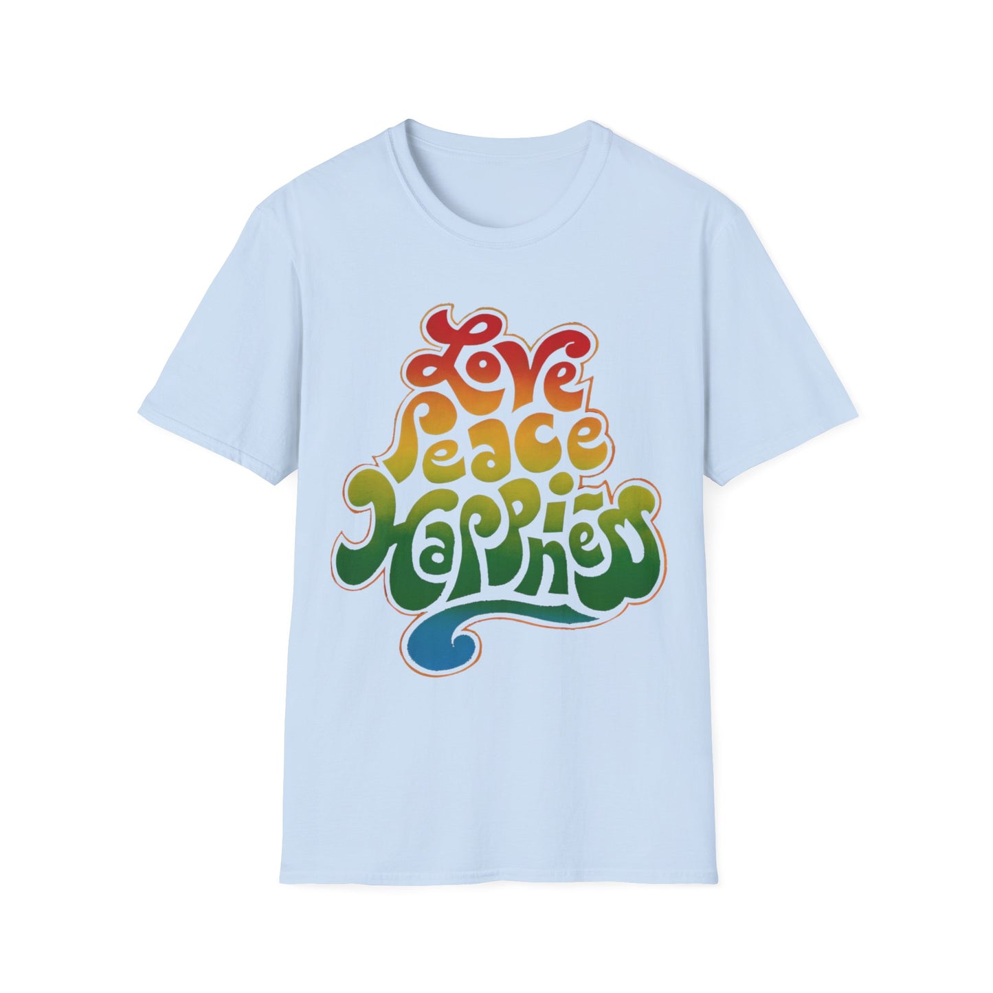 1970 love peace happiness vagabond creations poster tshirt