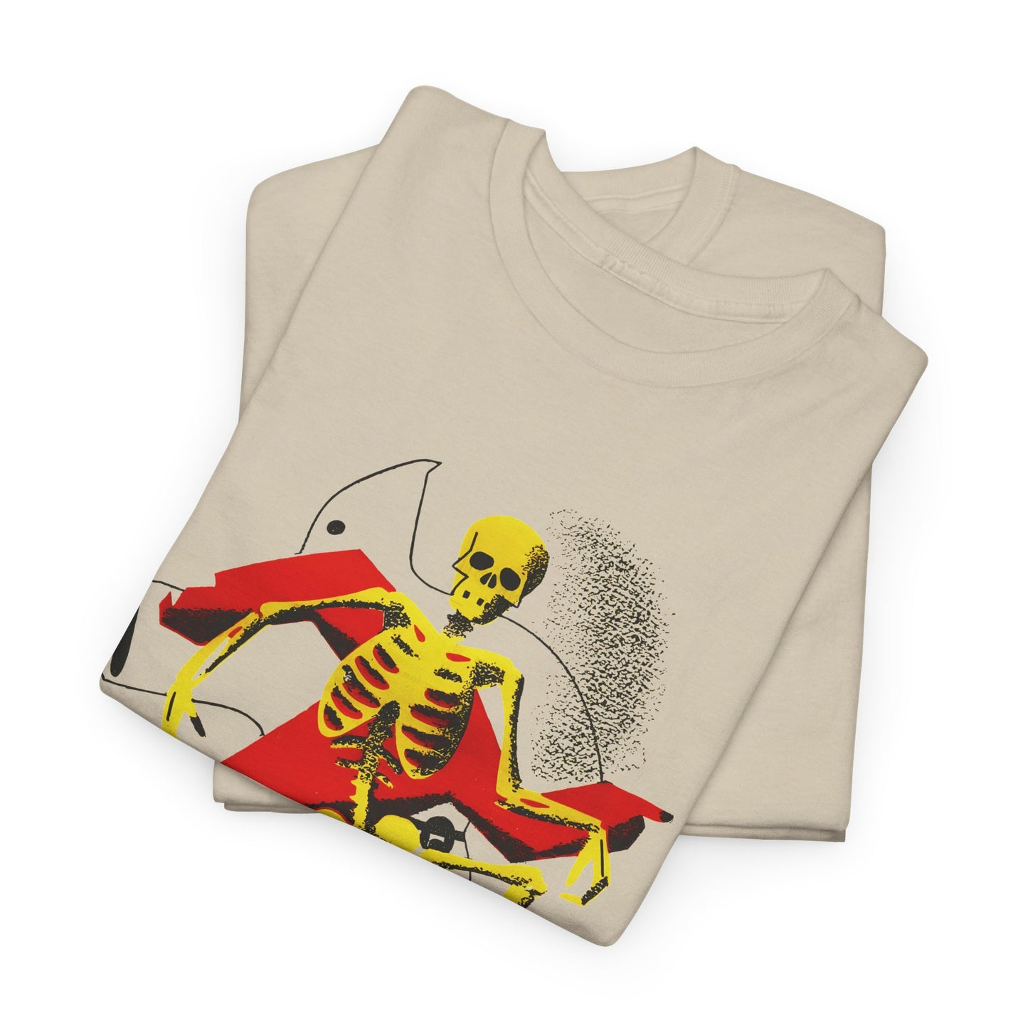 early 1900s dancing skeleton by spanish painter manolo prieto reproduction tshirt