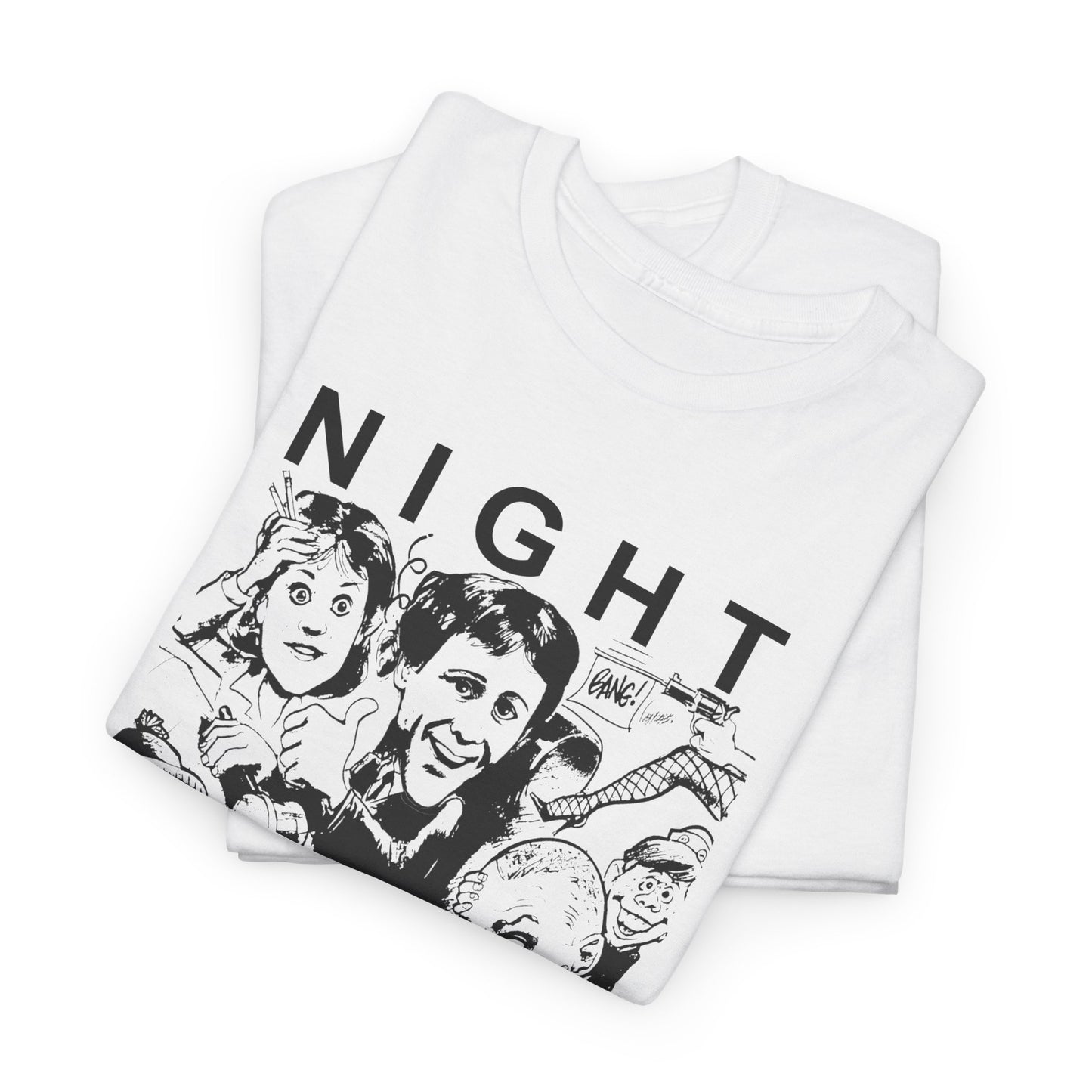 night court tv show newspaper art custom edit tshirt