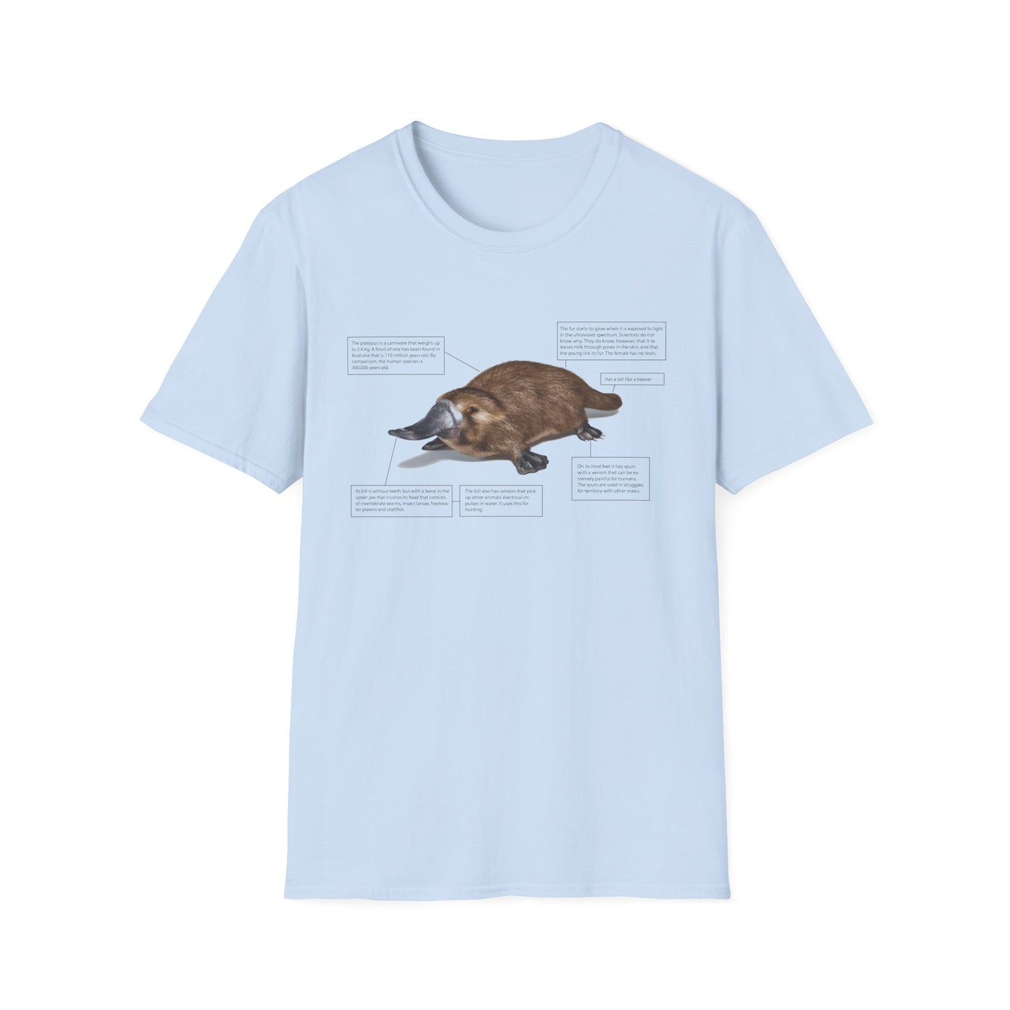 pleasant platypus facts tshirt