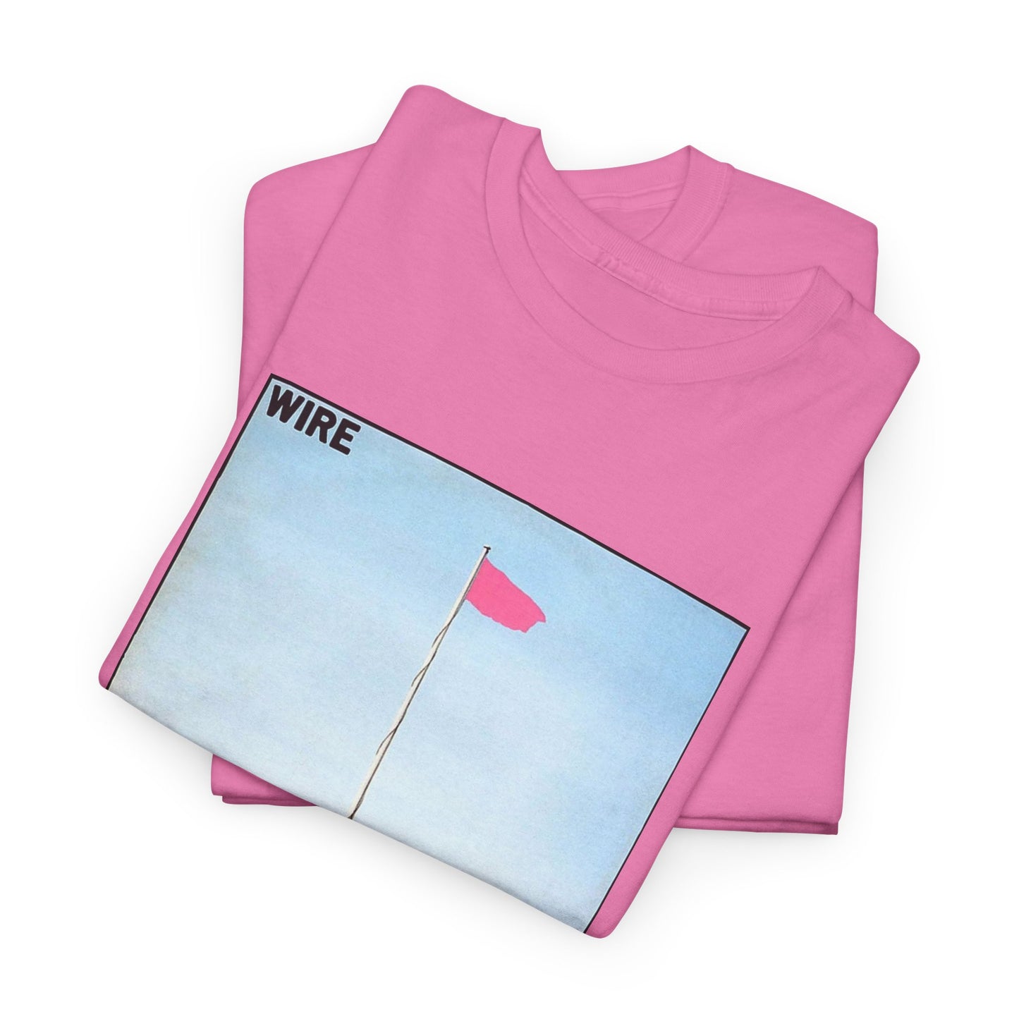 wire 1977 pink flag album cover tshirt