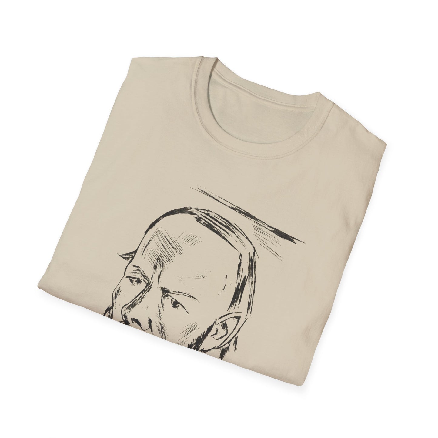 1921 max beckman etching portrait of dostoyevsky (bildnis dostojewski) tshirt