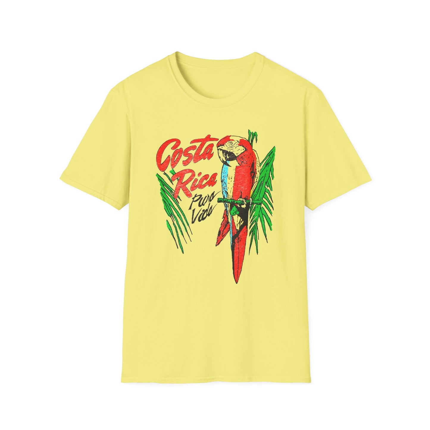 vintage costa rica pura vida pure life reproduction tshirt