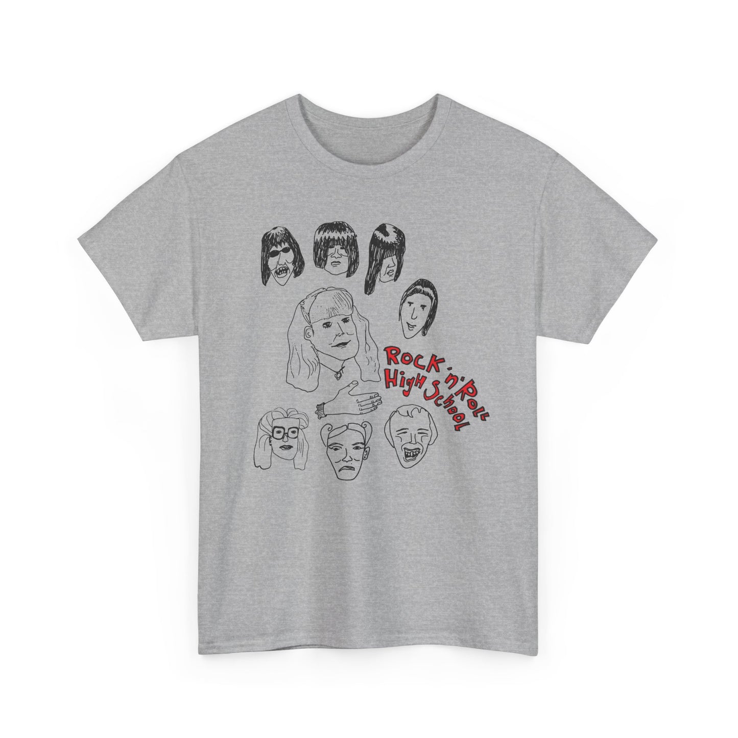 rock n roll high school bizarre original drawing tshirt
