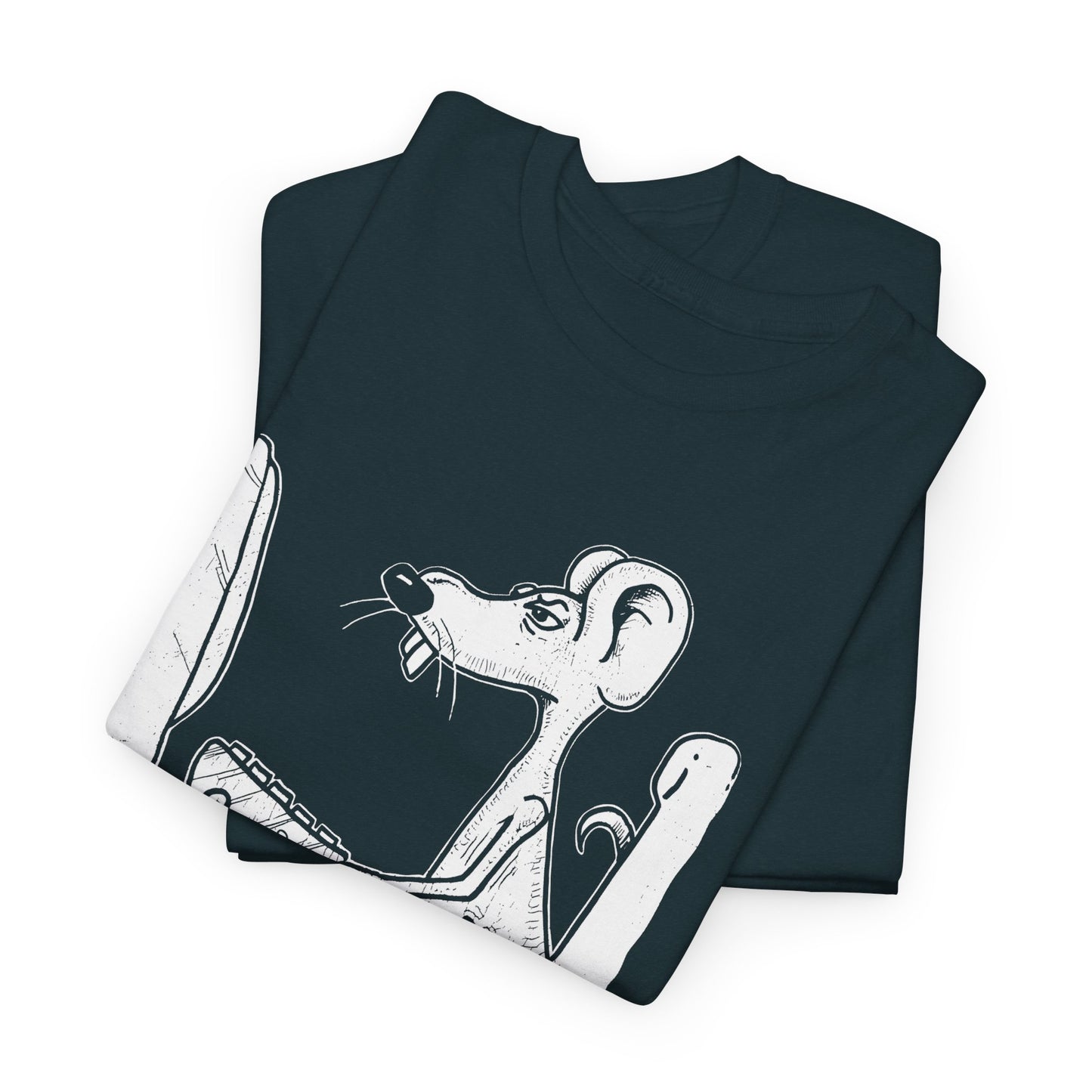 vintage 1990s mouse using man pad on a computer reproduction tshirt