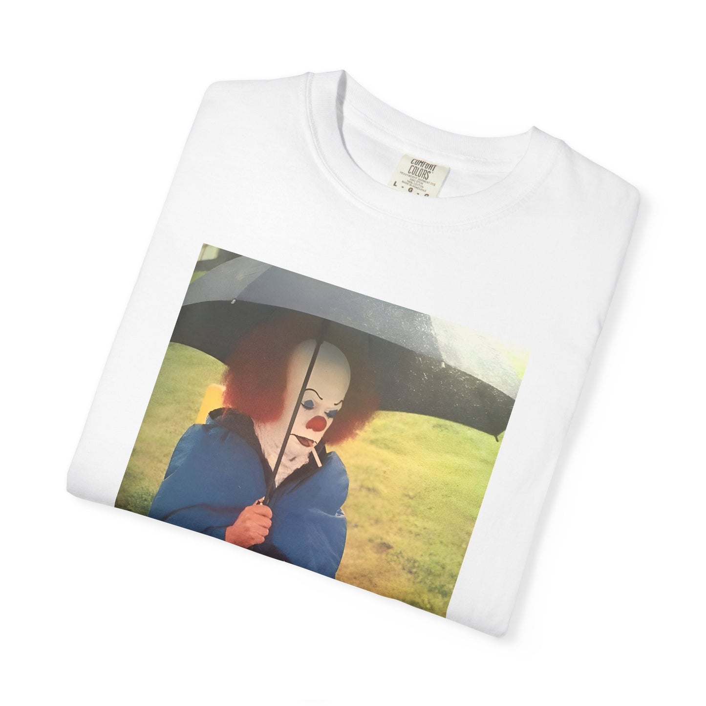 tim curry on it set smoking cigarette tshirt on comfort colors
