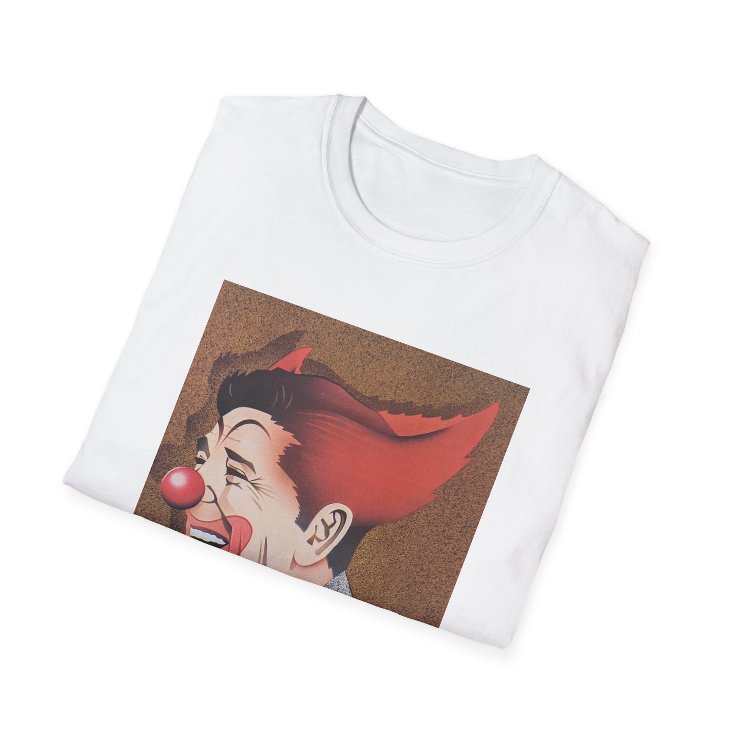 ronald reagan 40th US president clown tshirt