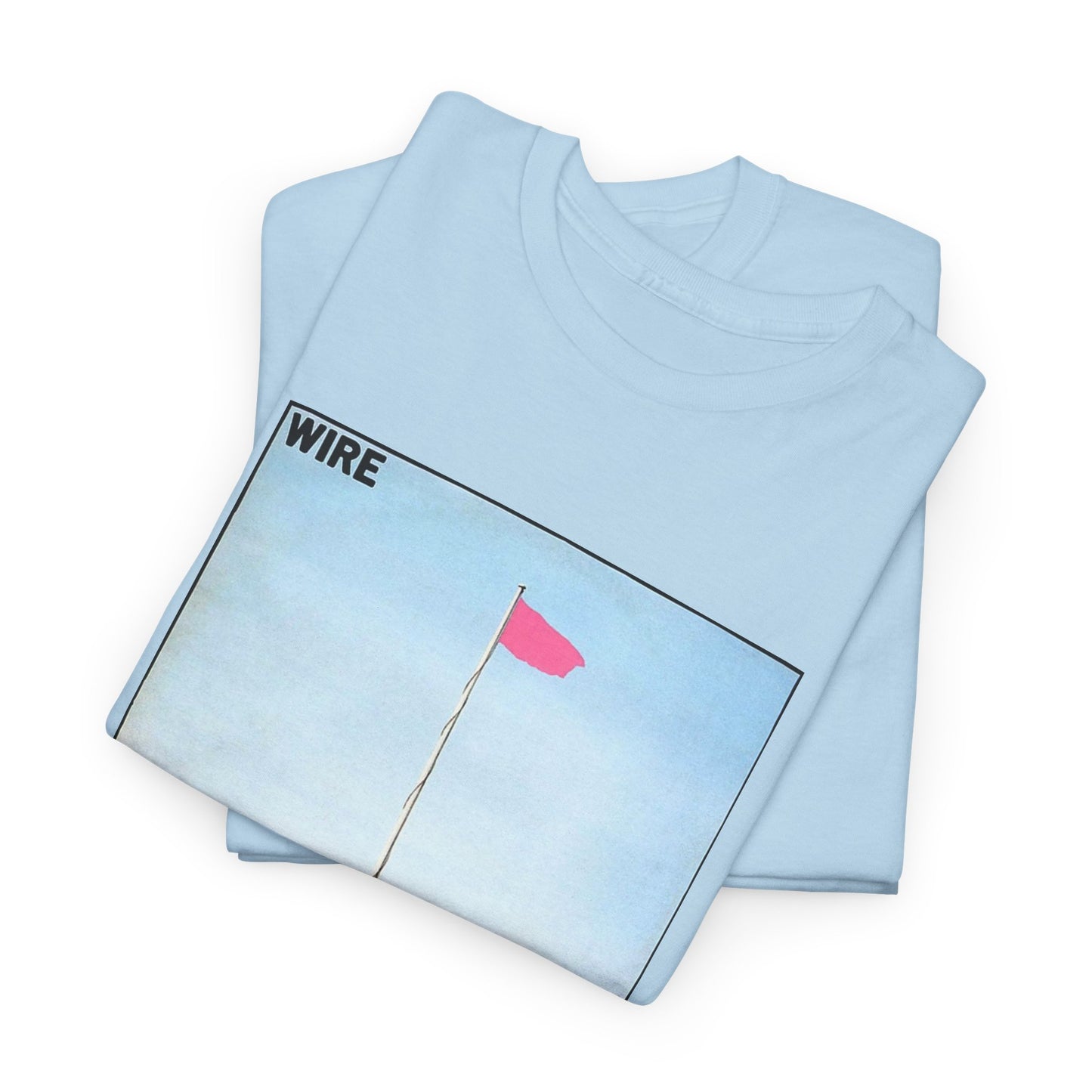 wire 1977 pink flag album cover tshirt