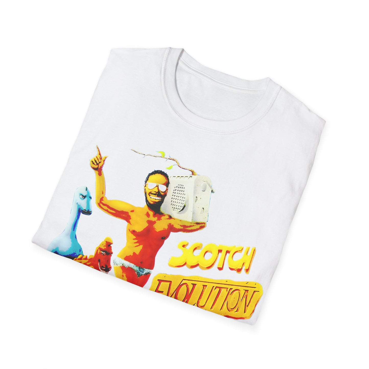 scotch evolution italo disco fan art tshirt