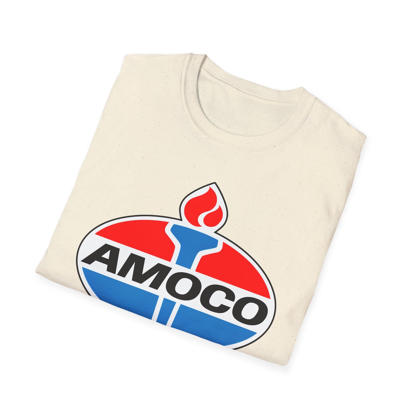 amoco oil company logo tshirt