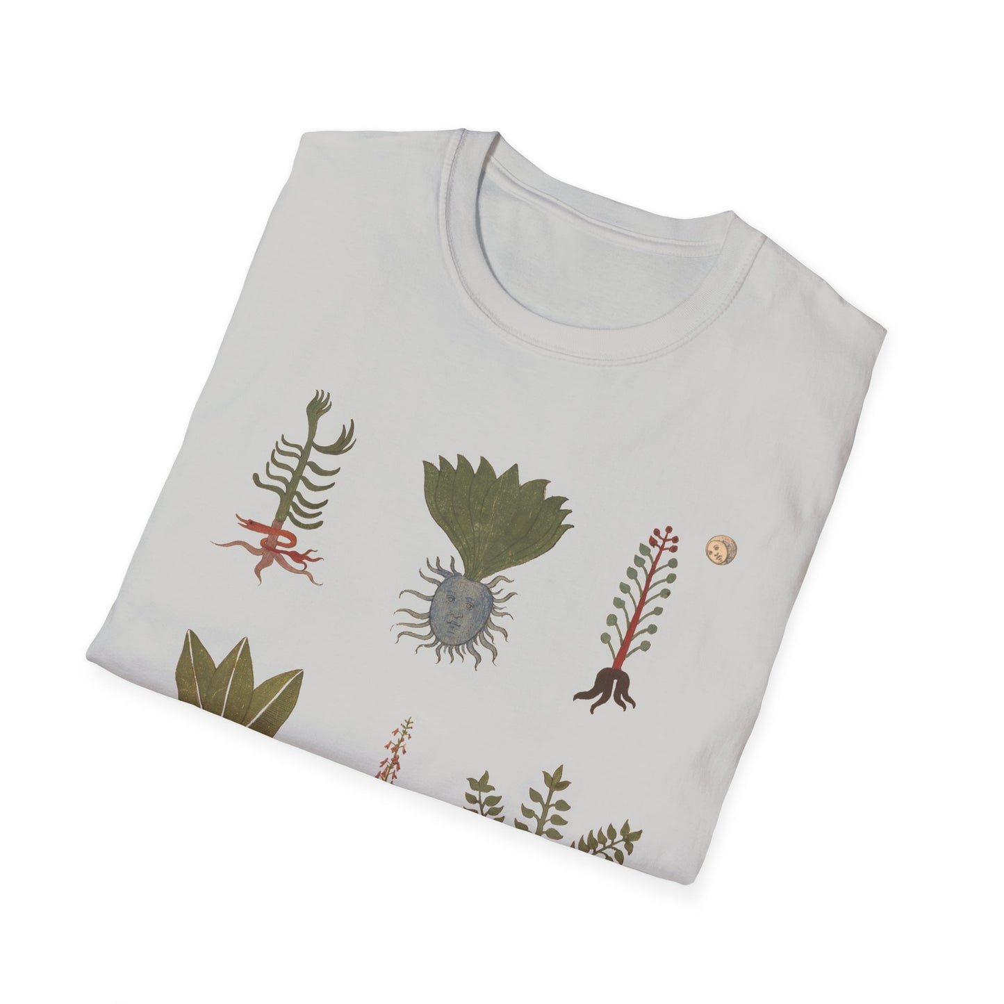 plants with human features images from the erbario 15th-century herbal illustration guide from northern italy tshirt