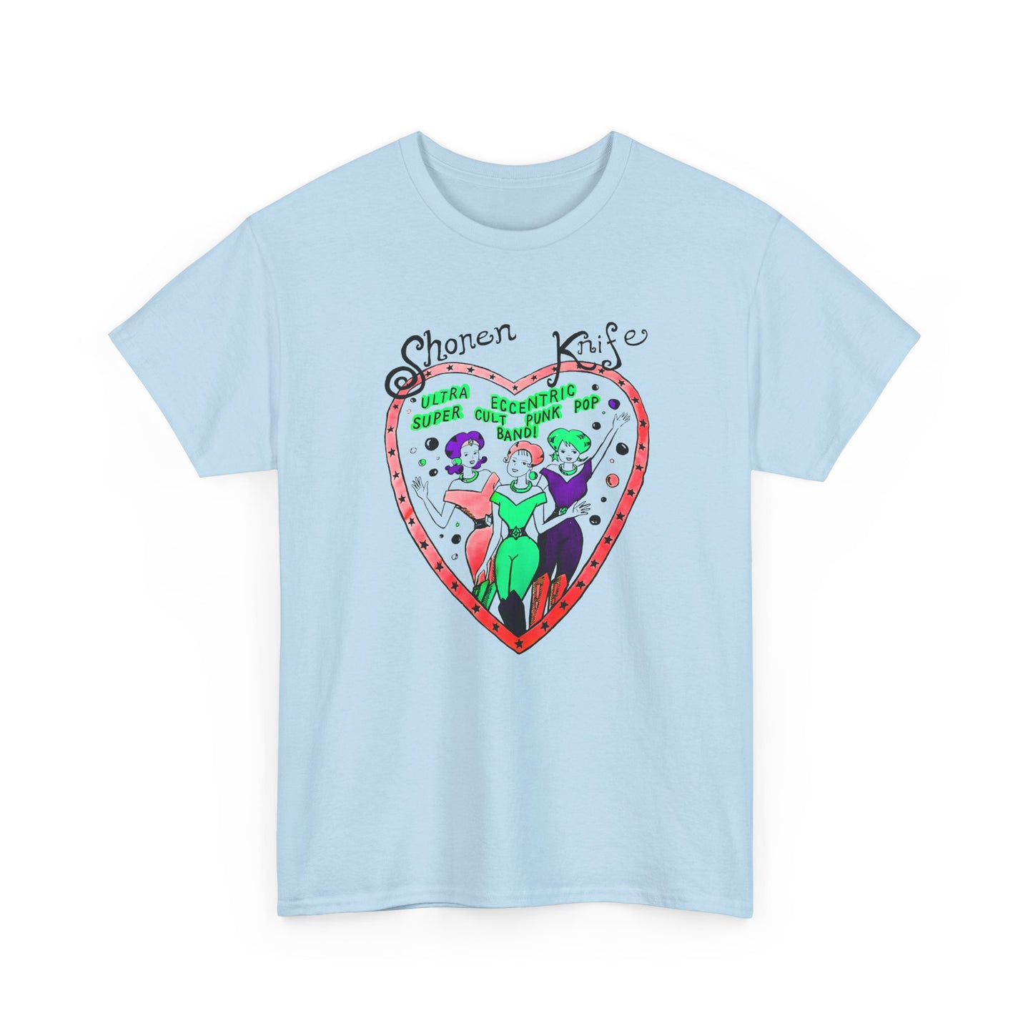1990s vintage shonen knife reproduction edit tshirt