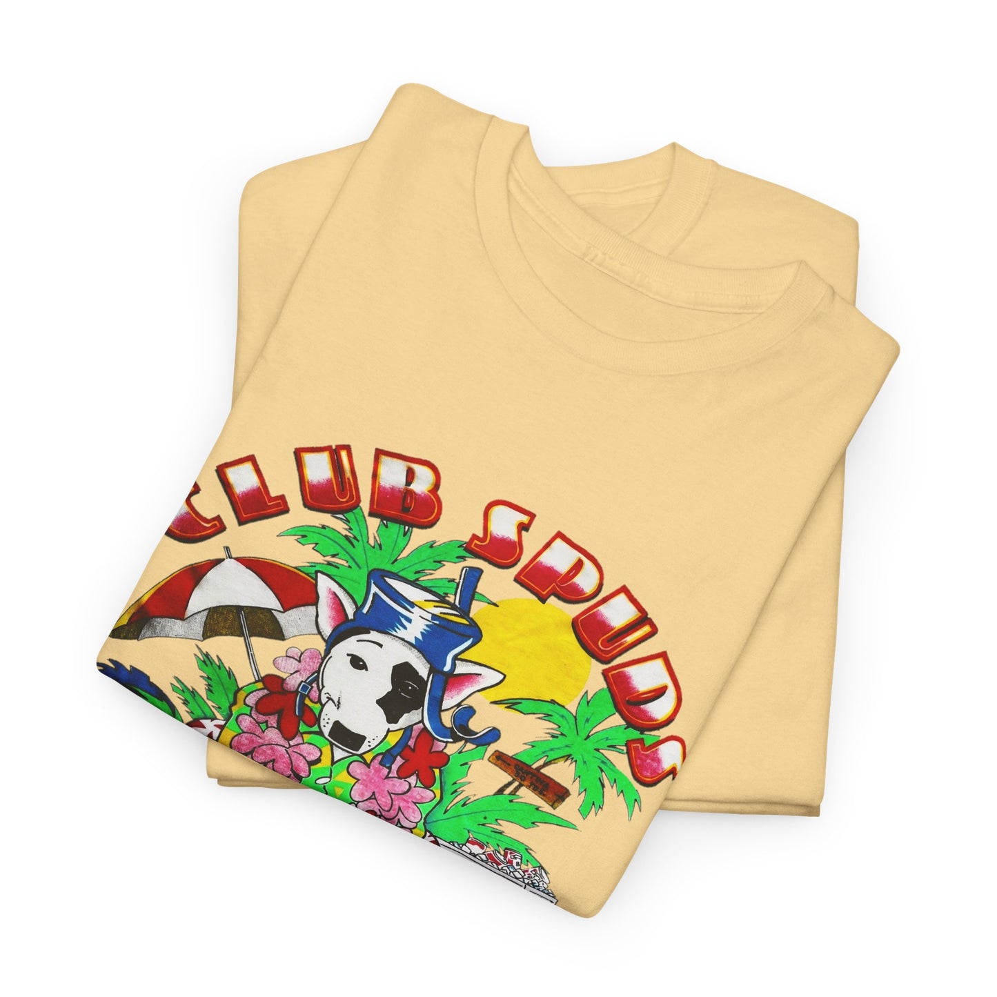 club spuds bud light vintage graphic reproduction tshirt