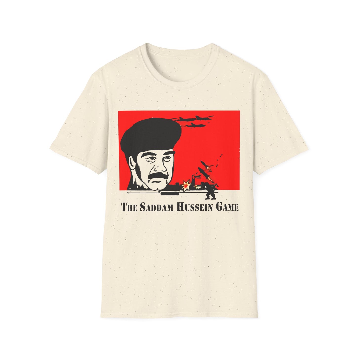 the sadam hussein game 1991 fan art tshirt