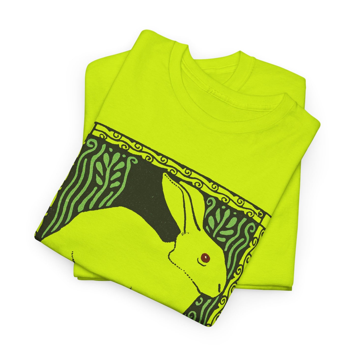 1909 josef von diveky happy easter (frohe ostern) color lithograph bunny reproduction tshirt